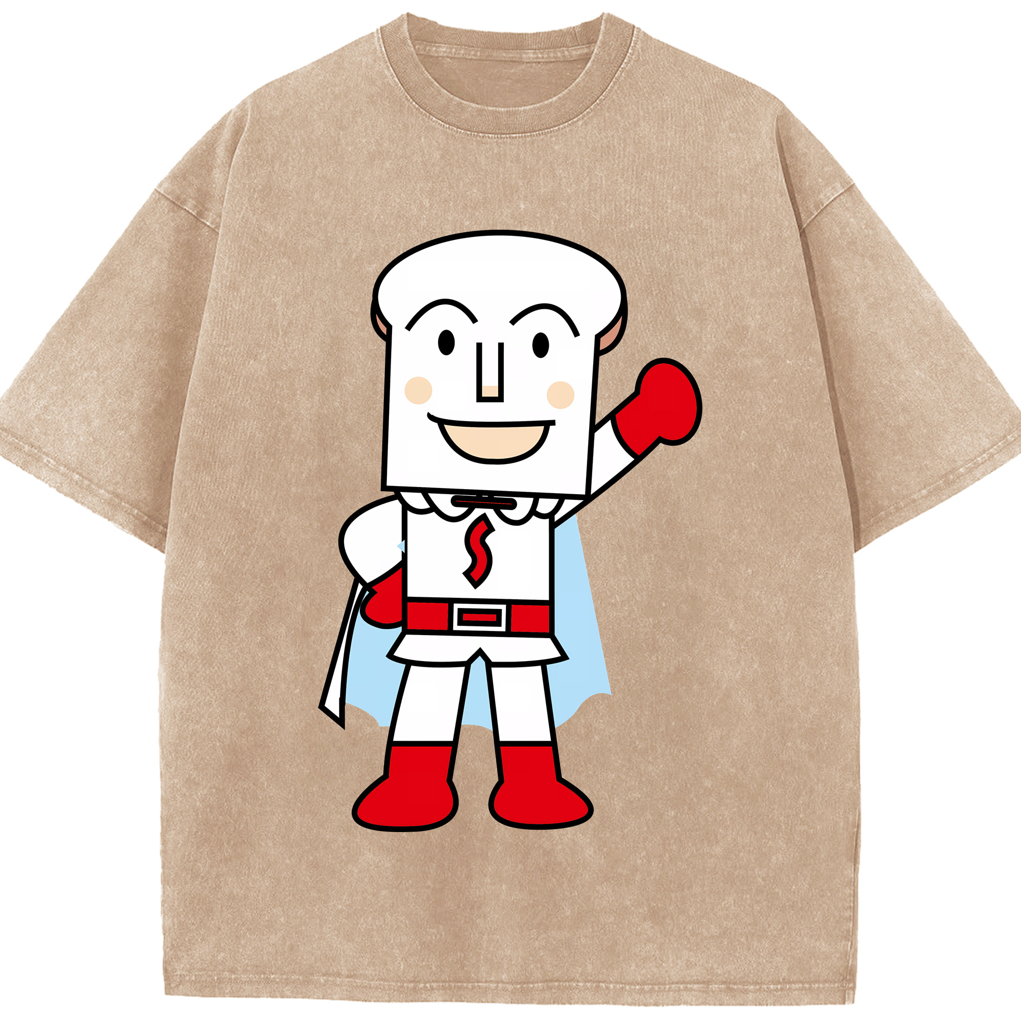 （画像用） アンパンマン Anpanman 綿100% ヴィンテージ風 半袖Tシャツ（フロントプリント）