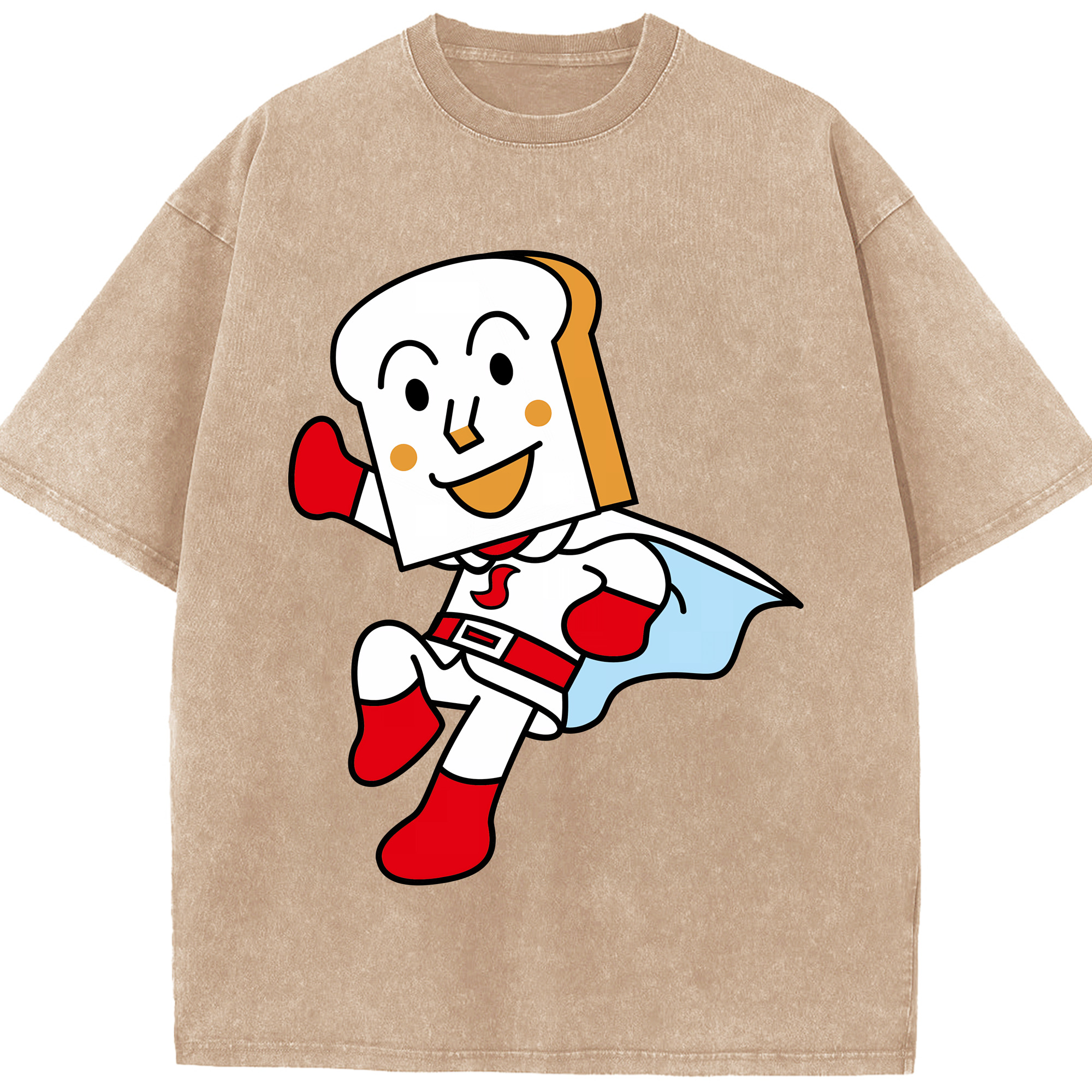 （画像用） アンパンマン Anpanman 綿100% ヴィンテージ風 半袖Tシャツ（フロントプリント）