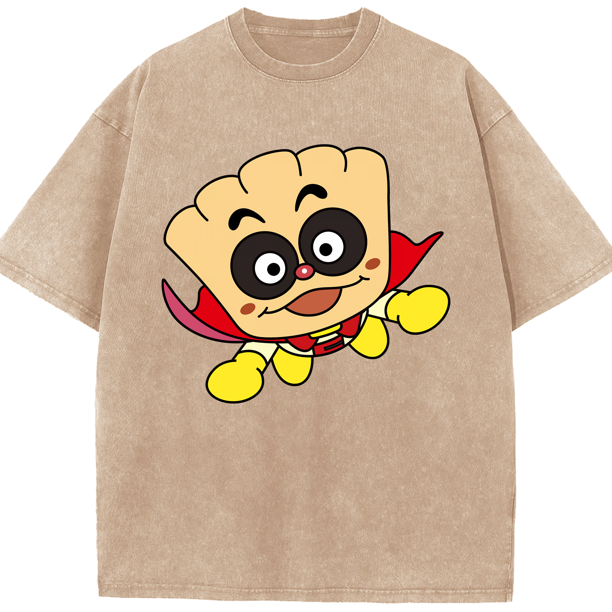 （画像用） アンパンマン Anpanman 綿100% ヴィンテージ風 半袖Tシャツ（フロントプリント）
