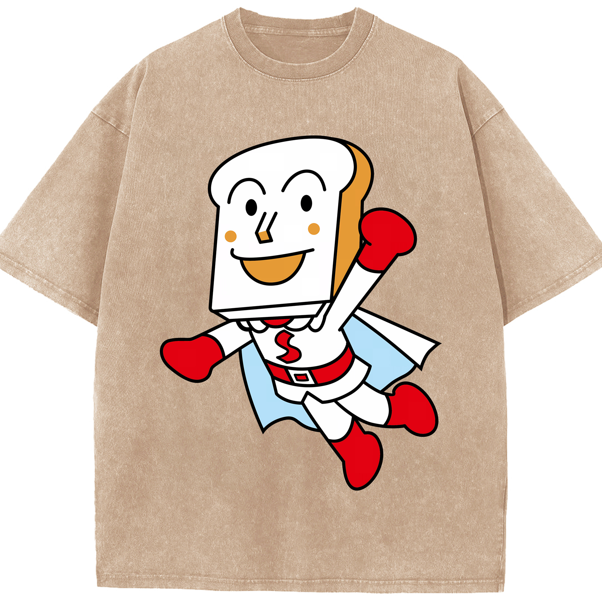 （画像用） アンパンマン Anpanman 綿100% ヴィンテージ風 半袖Tシャツ（フロントプリント）