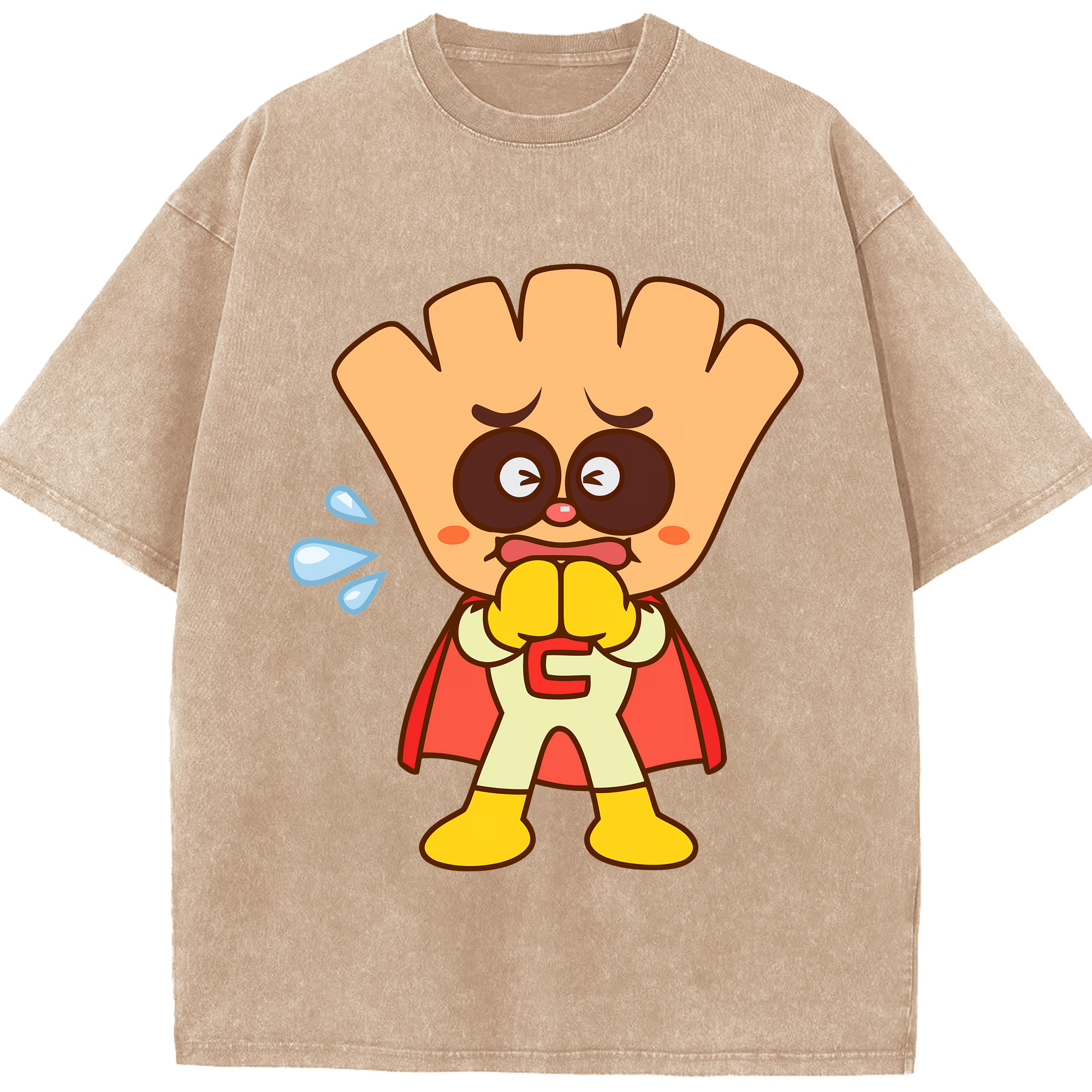 （画像用） アンパンマン Anpanman 綿100% ヴィンテージ風 半袖Tシャツ（フロントプリント）