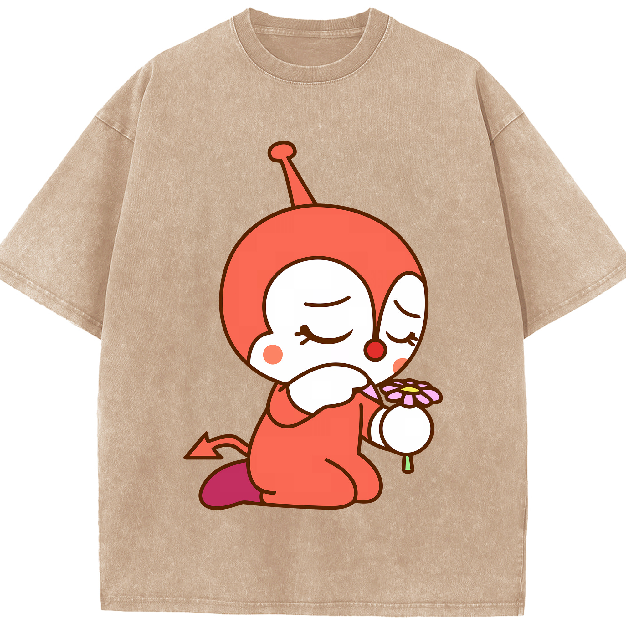 （画像用） アンパンマン Anpanman 綿100% ヴィンテージ風 半袖Tシャツ（フロントプリント）