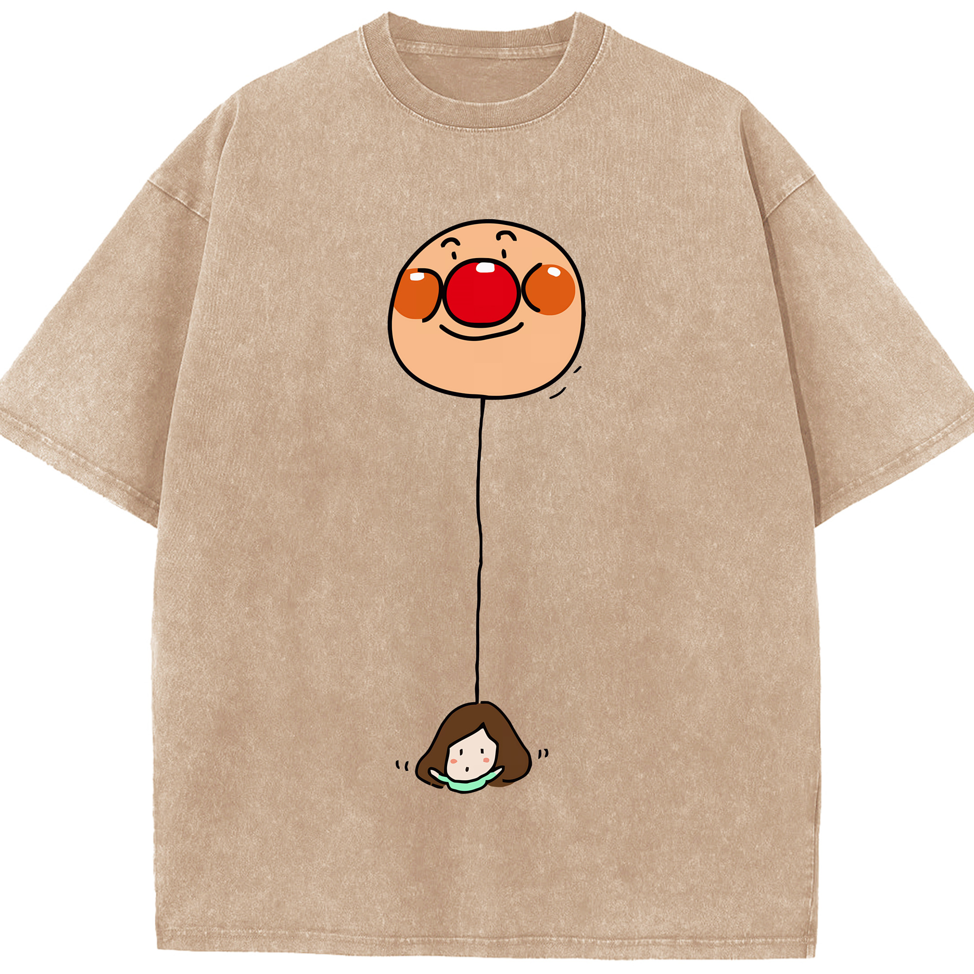 （画像用） アンパンマン Anpanman 綿100% ヴィンテージ風 半袖Tシャツ（フロントプリント）