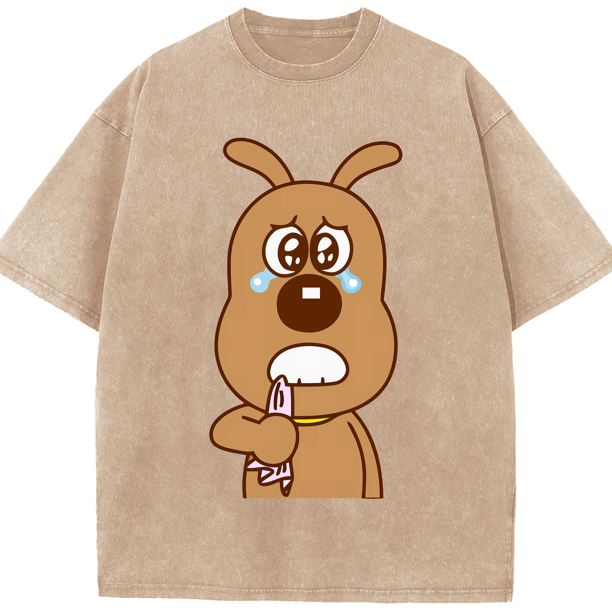 （画像用） アンパンマン Anpanman 綿100% ヴィンテージ風 半袖Tシャツ（フロントプリント）