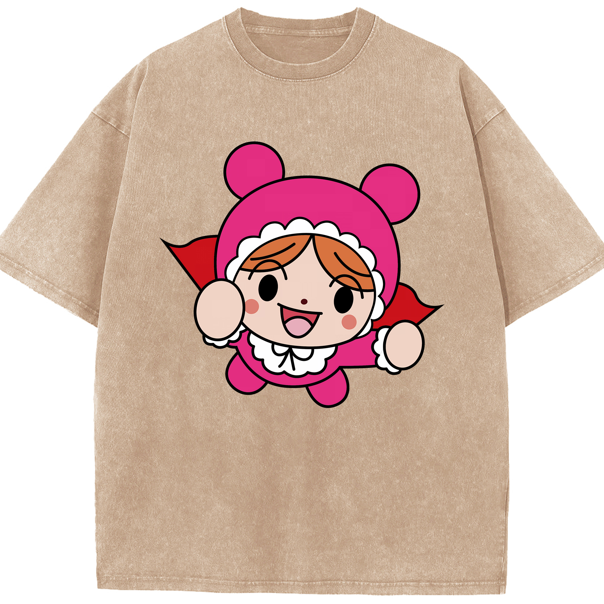 （画像用） アンパンマン Anpanman 綿100% ヴィンテージ風 半袖Tシャツ（フロントプリント）