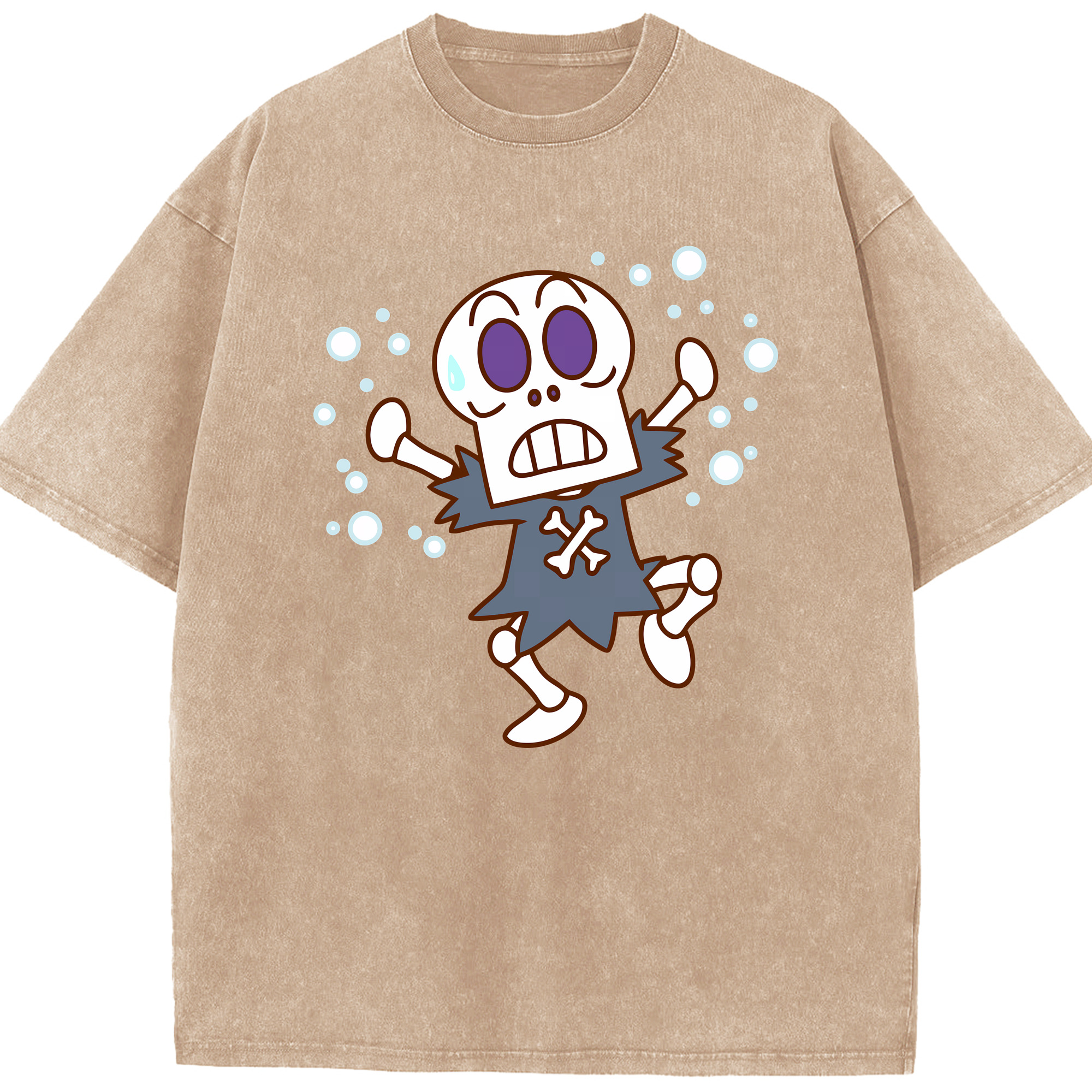 （画像用） アンパンマン Anpanman 綿100% ヴィンテージ風 半袖Tシャツ（フロントプリント）