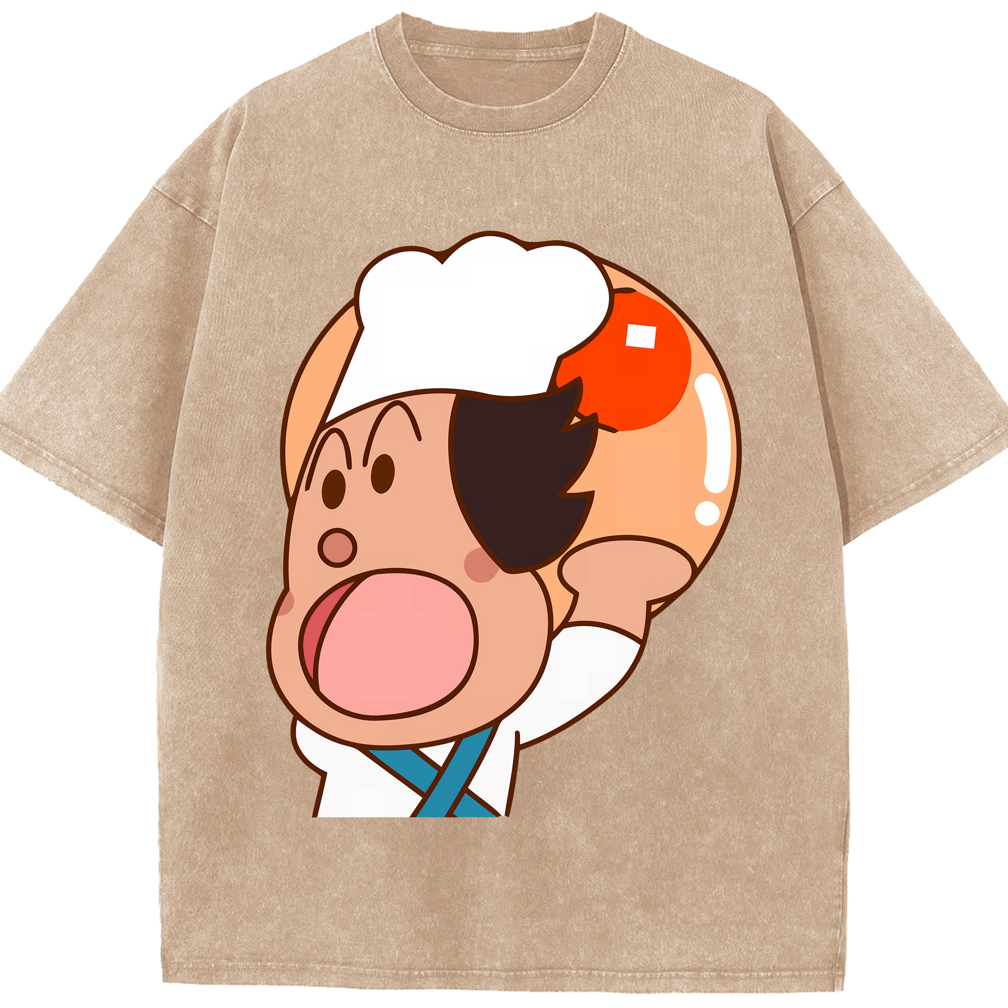 （画像用） アンパンマン Anpanman 綿100% ヴィンテージ風 半袖Tシャツ（フロントプリント）