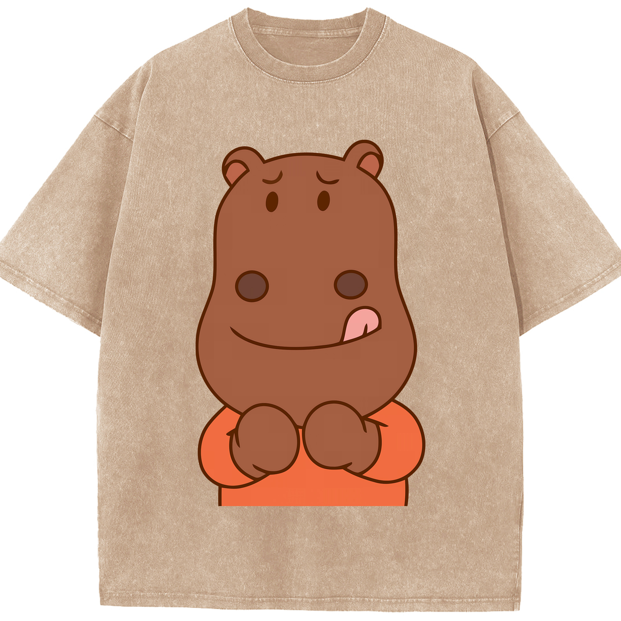 （画像用） アンパンマン Anpanman 綿100% ヴィンテージ風 半袖Tシャツ（フロントプリント）
