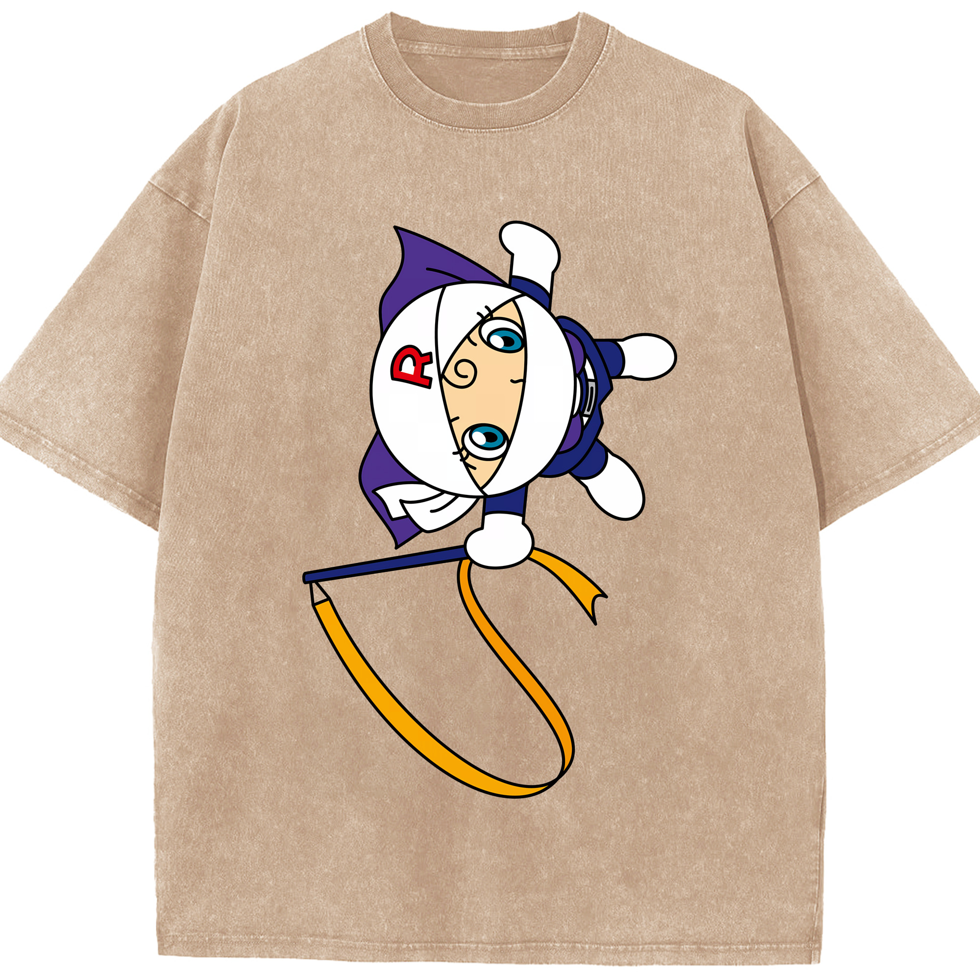 （画像用） アンパンマン Anpanman 綿100% ヴィンテージ風 半袖Tシャツ（フロントプリント）