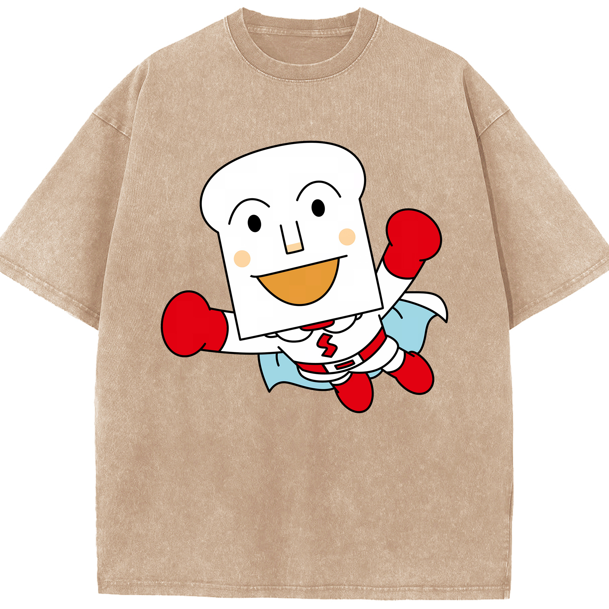 （画像用） アンパンマン Anpanman 綿100% ヴィンテージ風 半袖Tシャツ（フロントプリント）