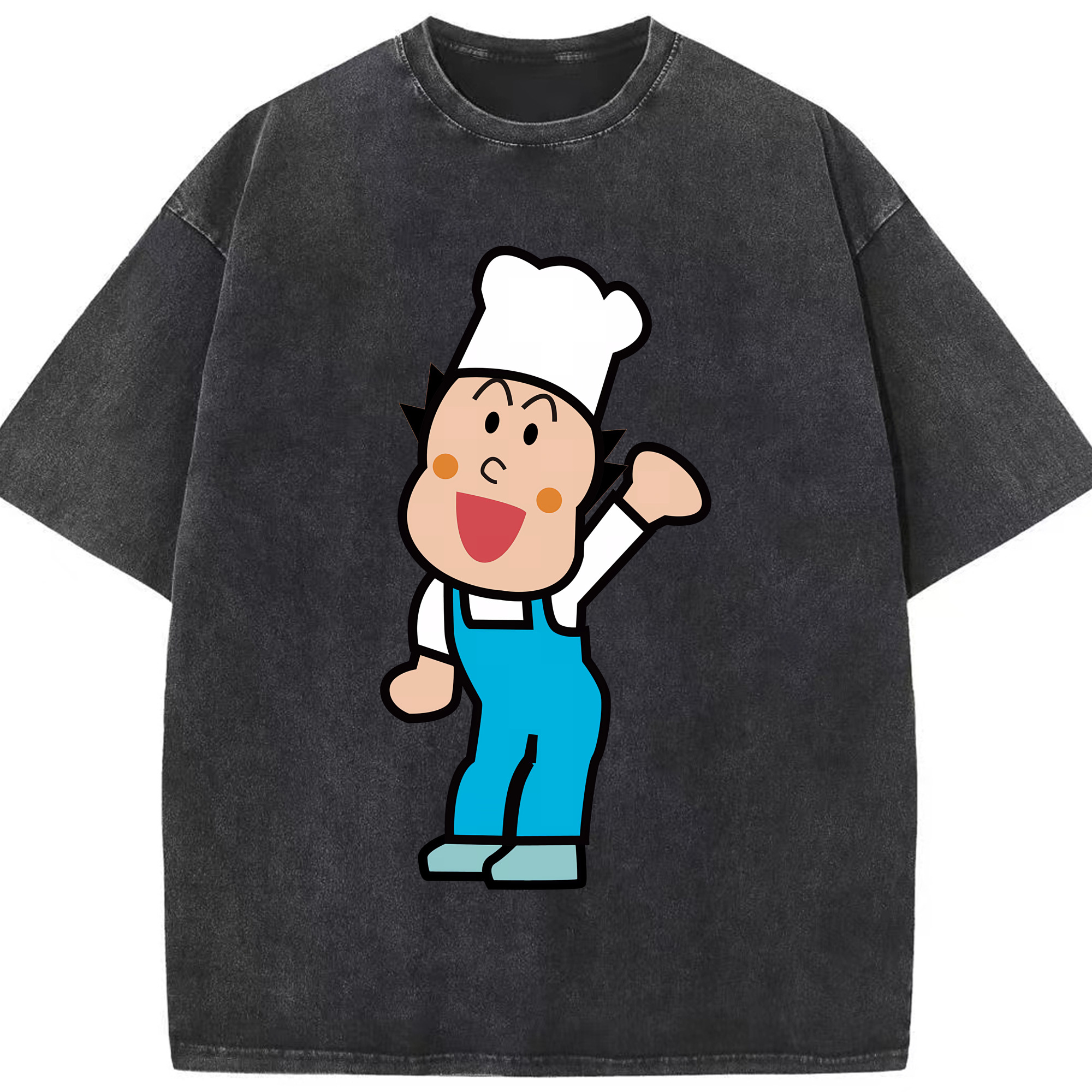 （画像用） アンパンマン Anpanman 綿100% ヴィンテージ風 半袖Tシャツ（フロントプリント）