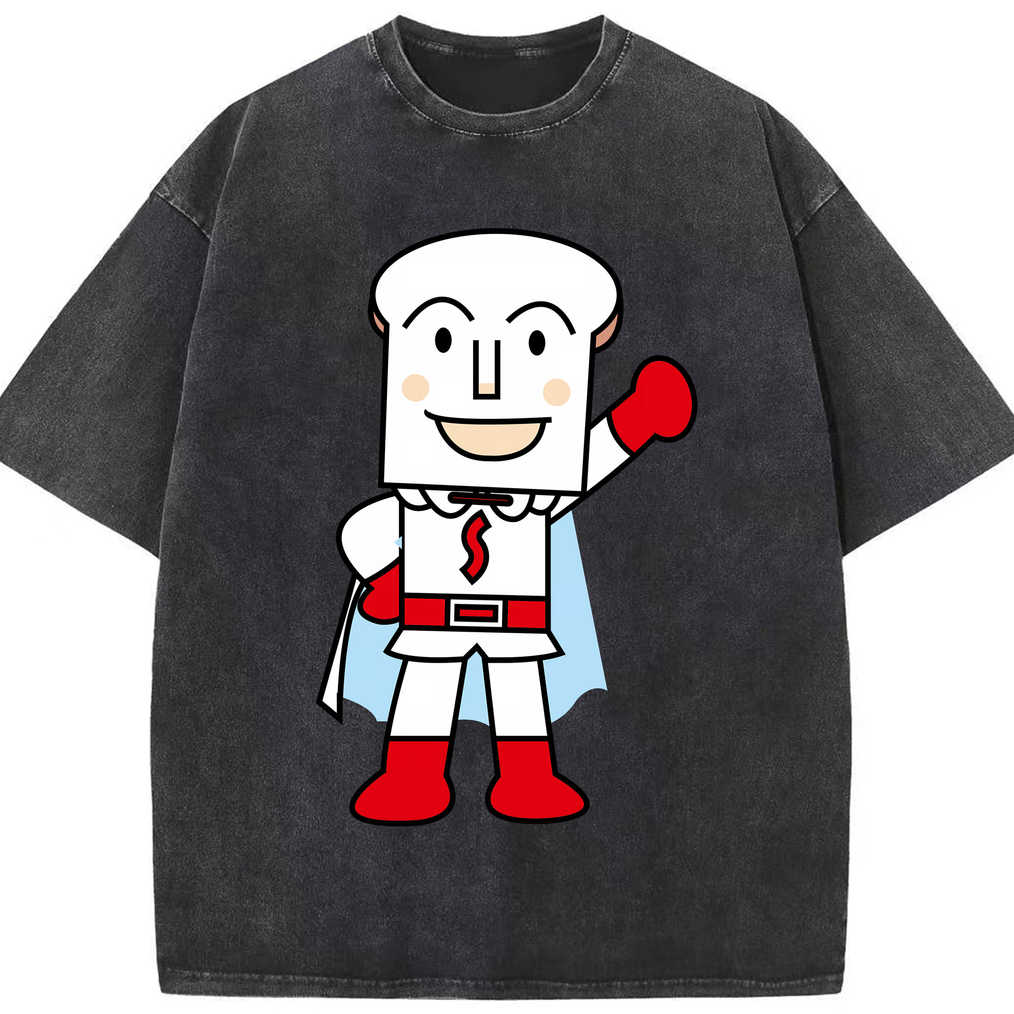 （画像用） アンパンマン Anpanman 綿100% ヴィンテージ風 半袖Tシャツ（フロントプリント）