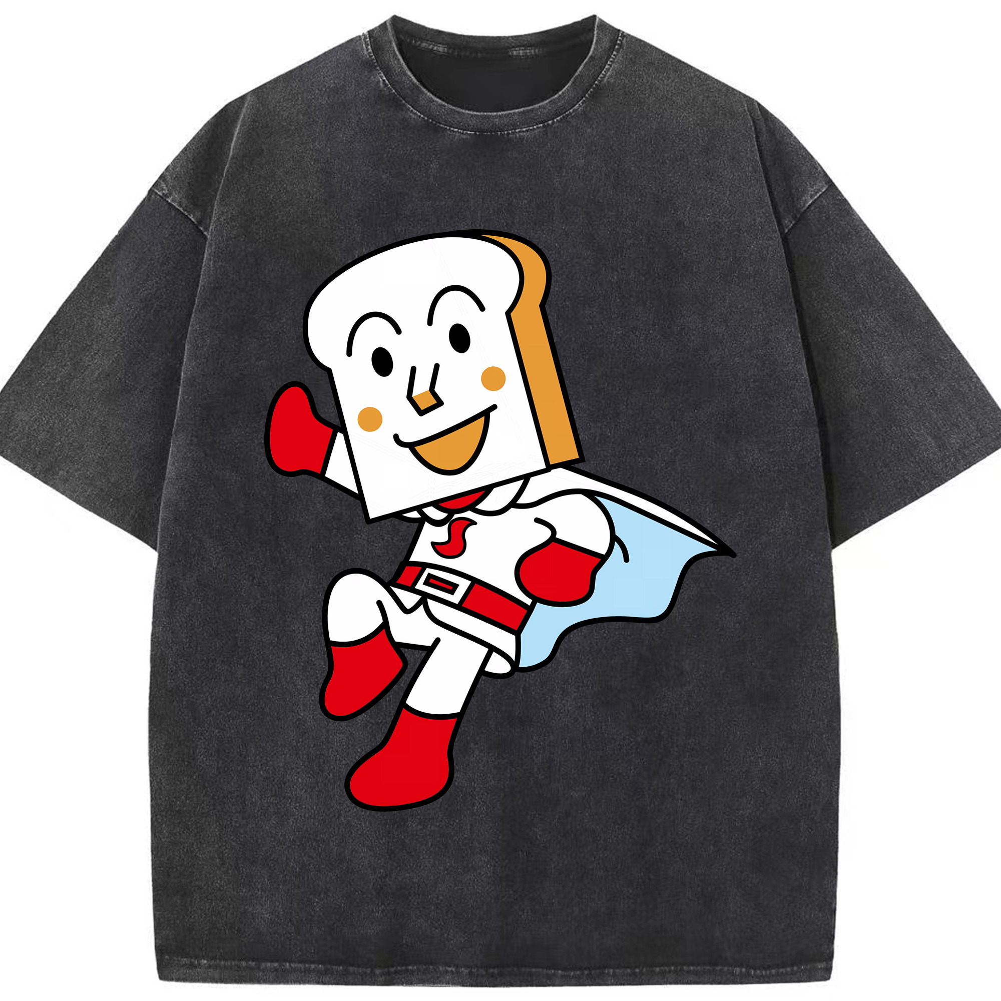（画像用） アンパンマン Anpanman 綿100% ヴィンテージ風 半袖Tシャツ（フロントプリント）