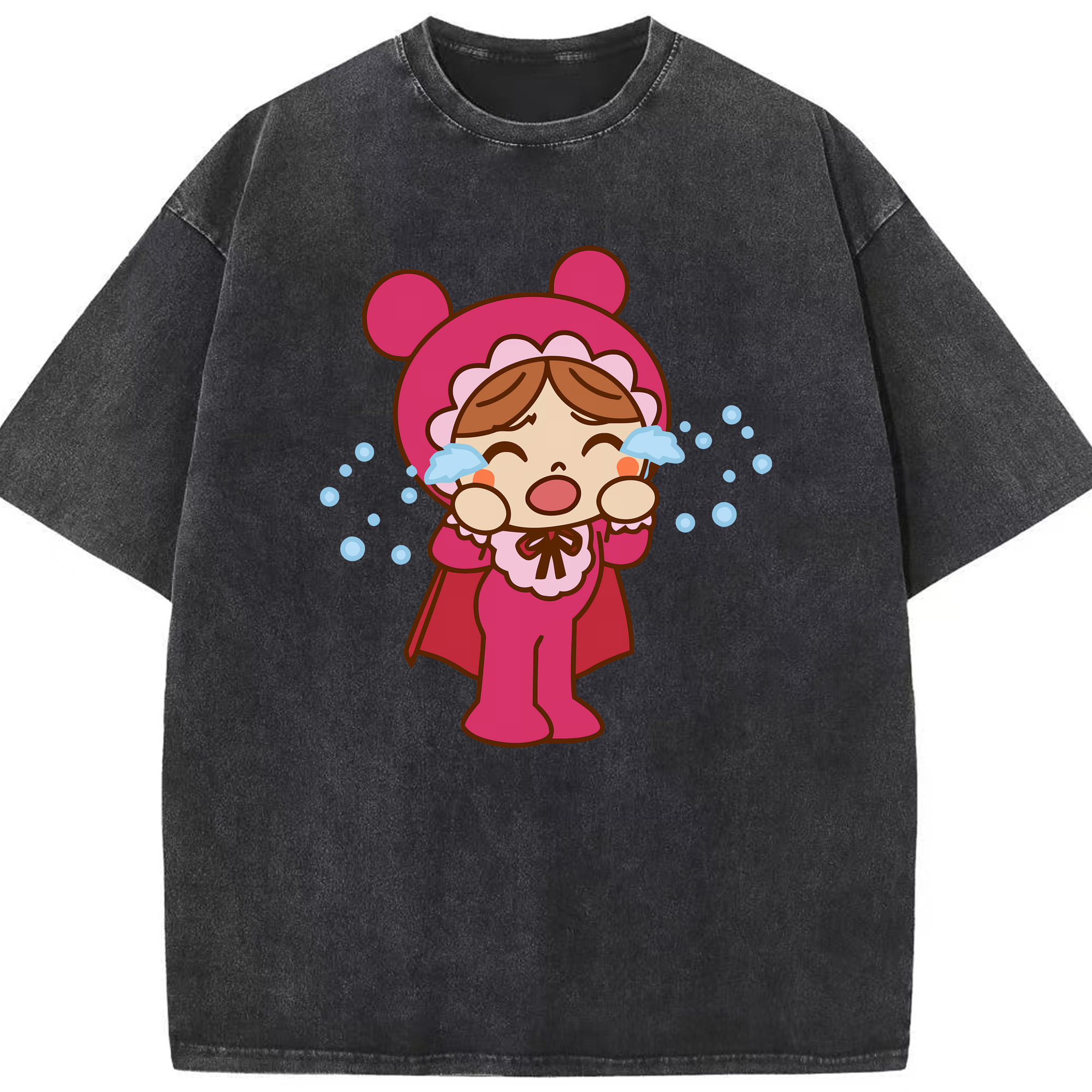 （画像用） アンパンマン Anpanman 綿100% ヴィンテージ風 半袖Tシャツ（フロントプリント）