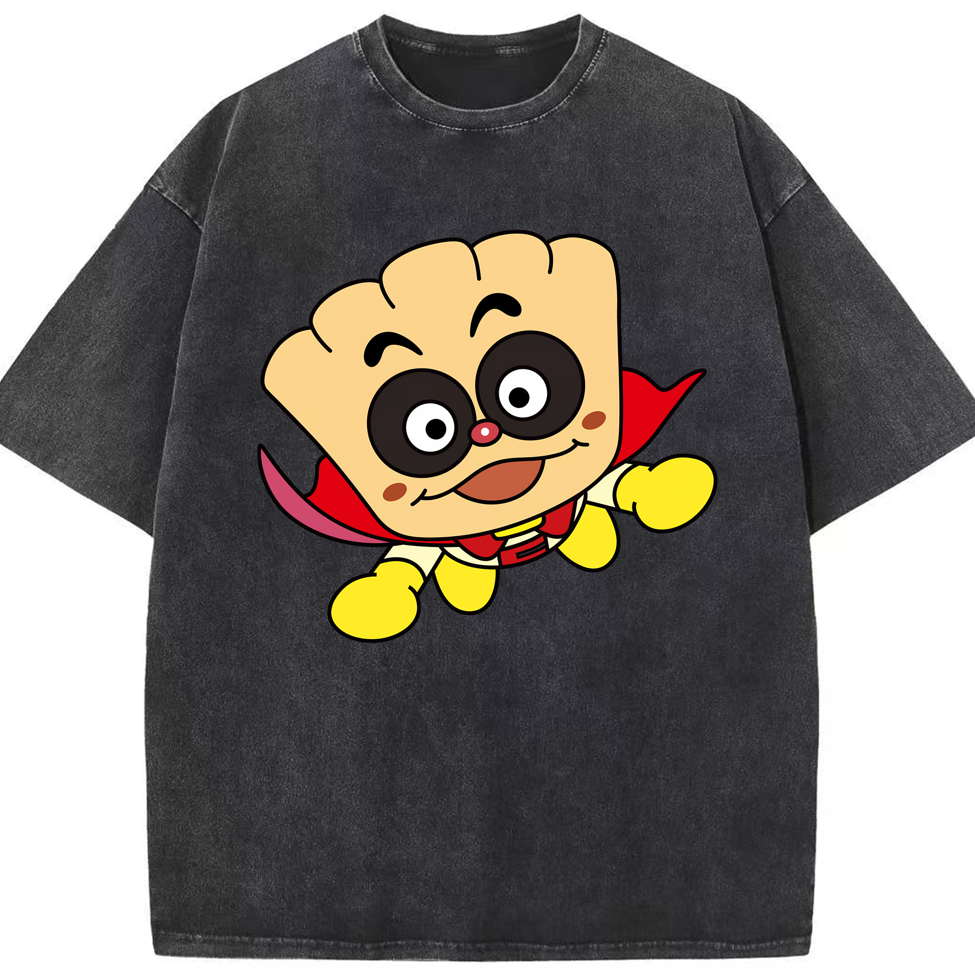 （画像用） アンパンマン Anpanman 綿100% ヴィンテージ風 半袖Tシャツ（フロントプリント）