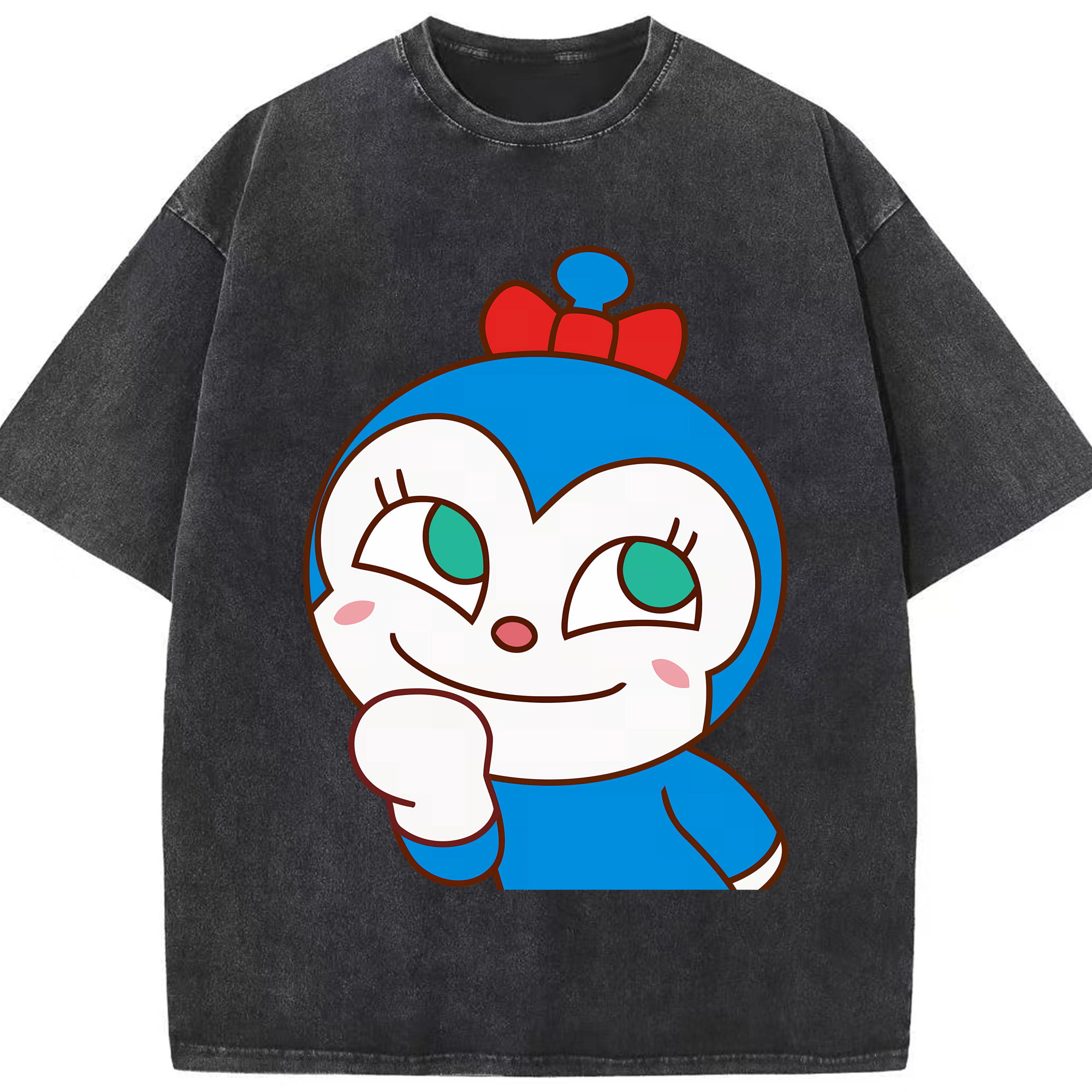 （画像用） アンパンマン Anpanman 綿100% ヴィンテージ風 半袖Tシャツ（フロントプリント）