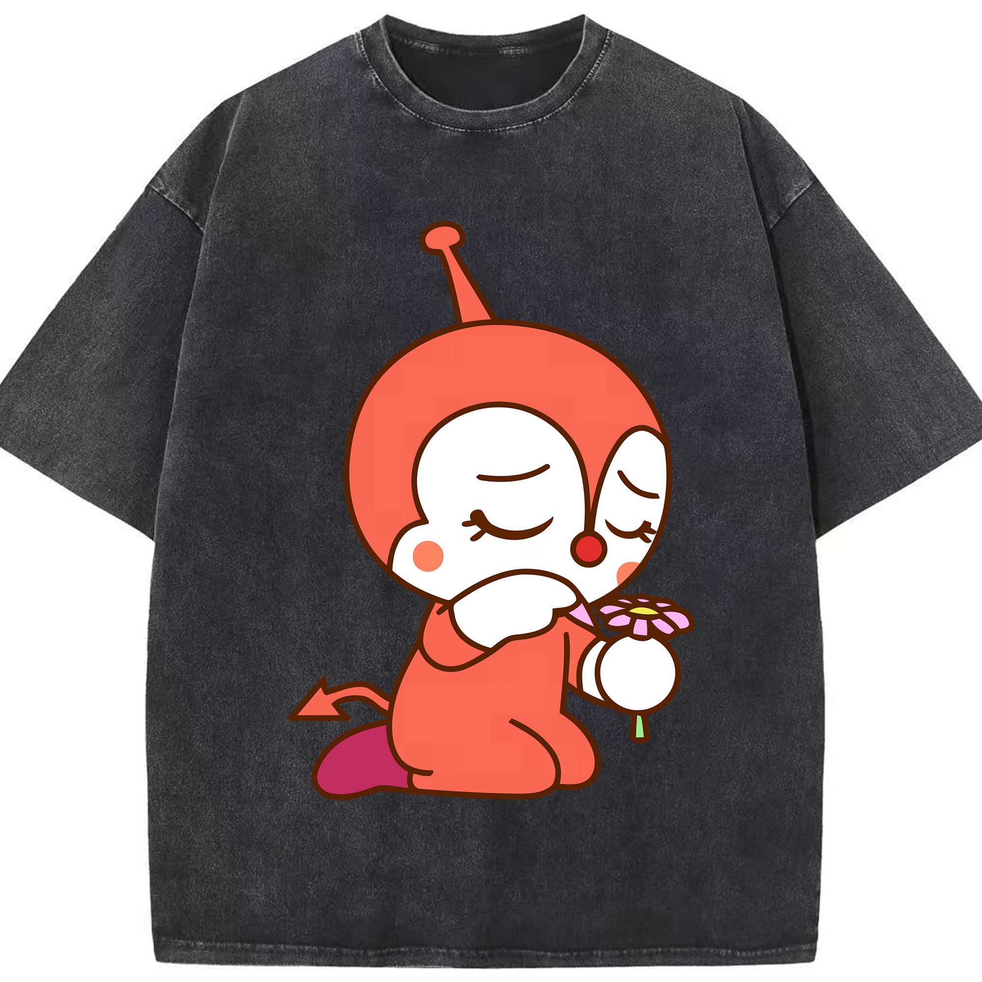 （画像用） アンパンマン Anpanman 綿100% ヴィンテージ風 半袖Tシャツ（フロントプリント）