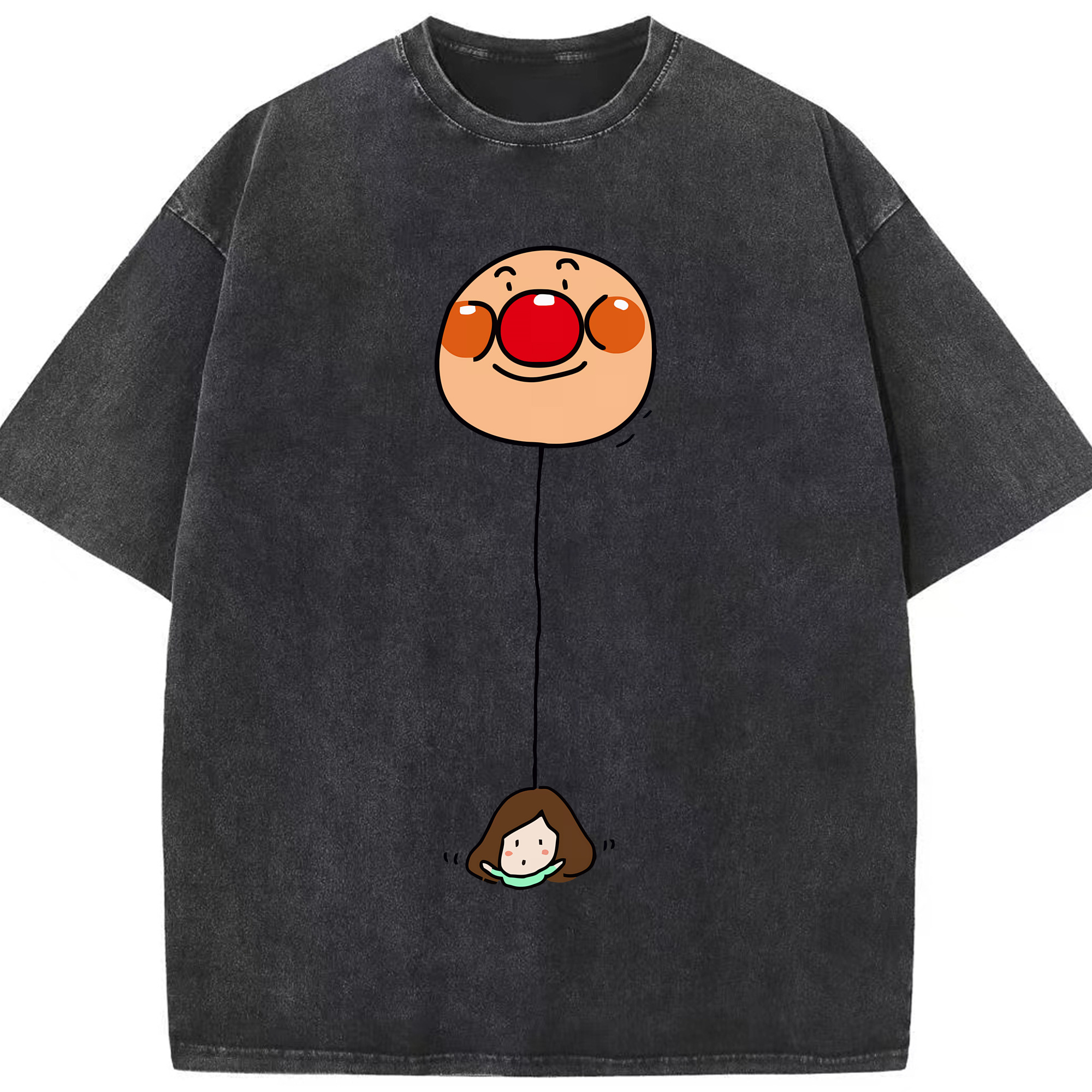 （画像用） アンパンマン Anpanman 綿100% ヴィンテージ風 半袖Tシャツ（フロントプリント）