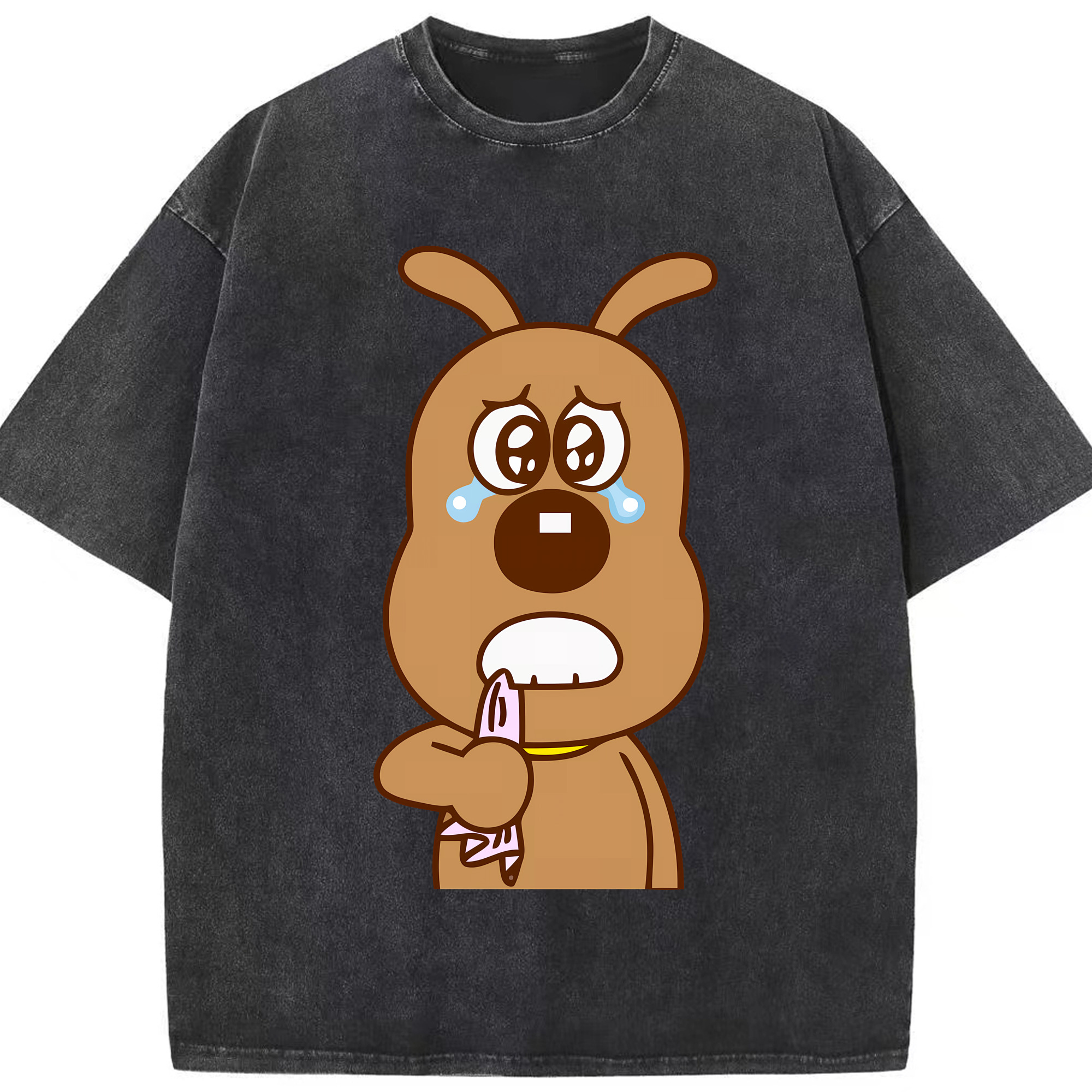 （画像用） アンパンマン Anpanman 綿100% ヴィンテージ風 半袖Tシャツ（フロントプリント）