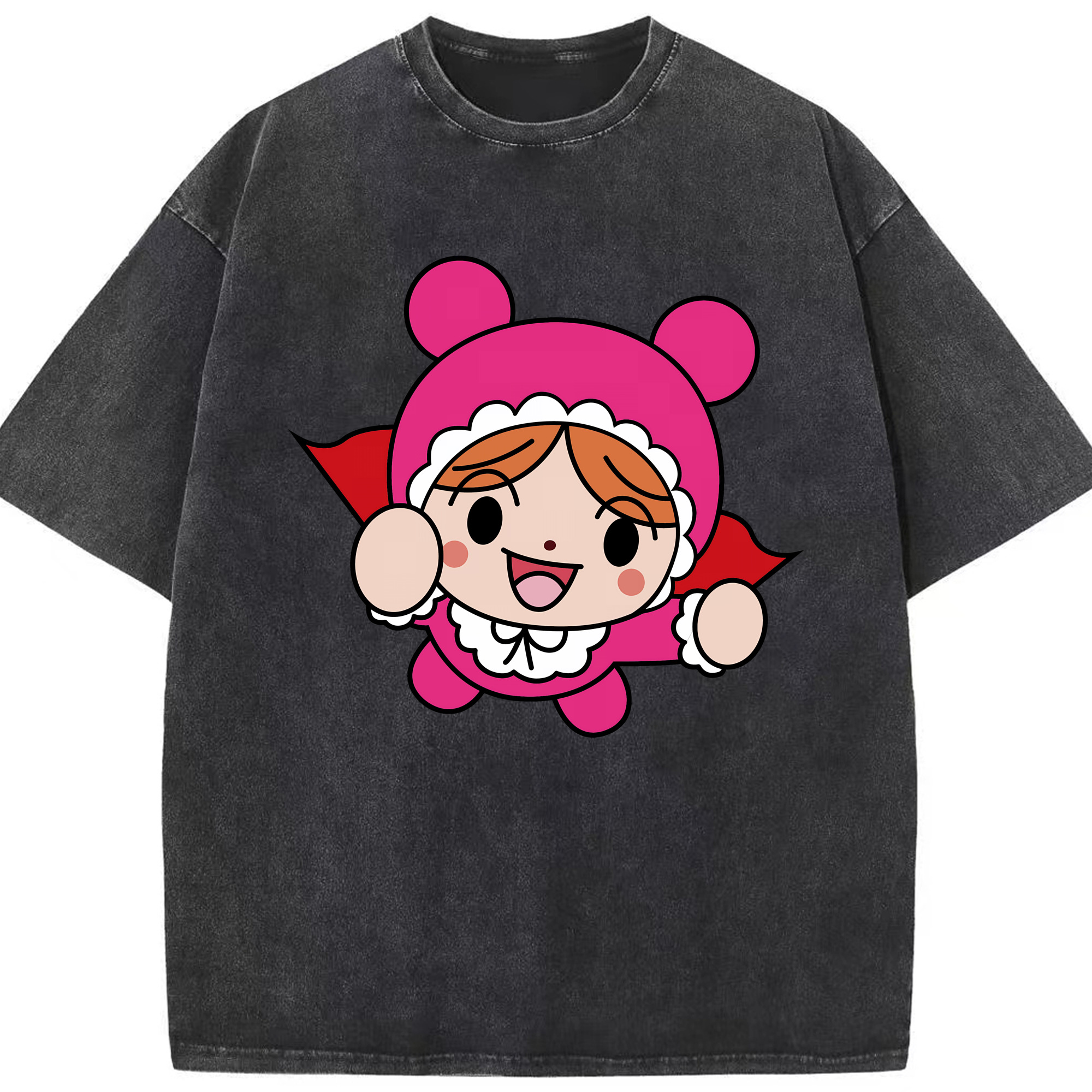 （画像用） アンパンマン Anpanman 綿100% ヴィンテージ風 半袖Tシャツ（フロントプリント）