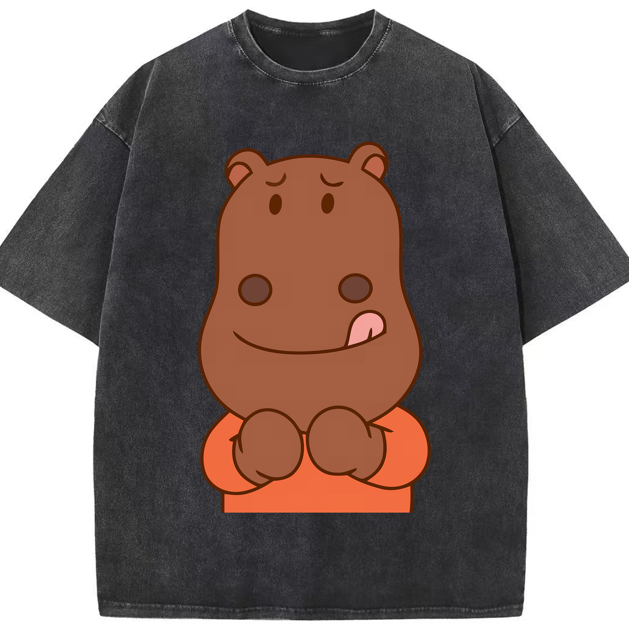（画像用） アンパンマン Anpanman 綿100% ヴィンテージ風 半袖Tシャツ（フロントプリント）