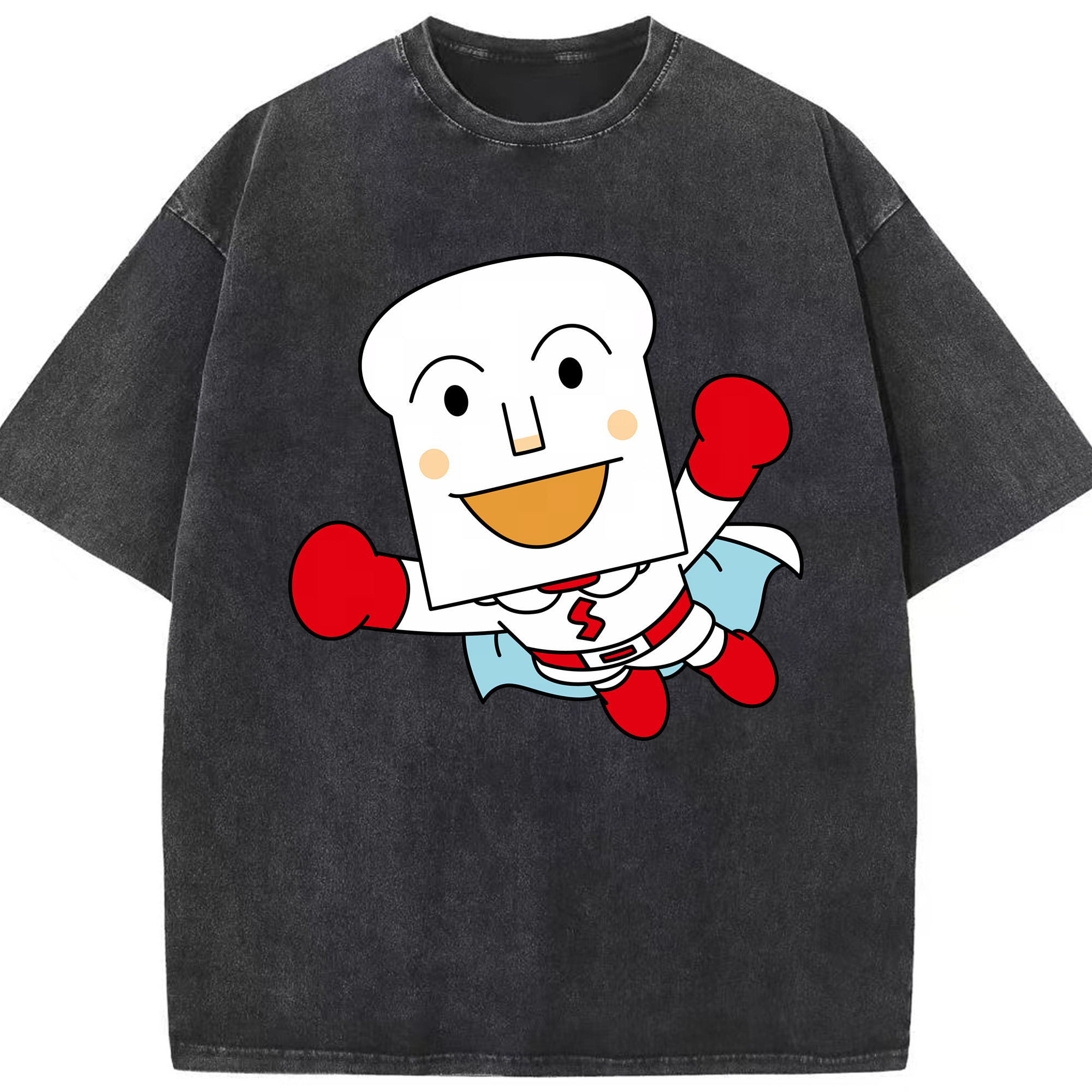（画像用） アンパンマン Anpanman 綿100% ヴィンテージ風 半袖Tシャツ（フロントプリント）