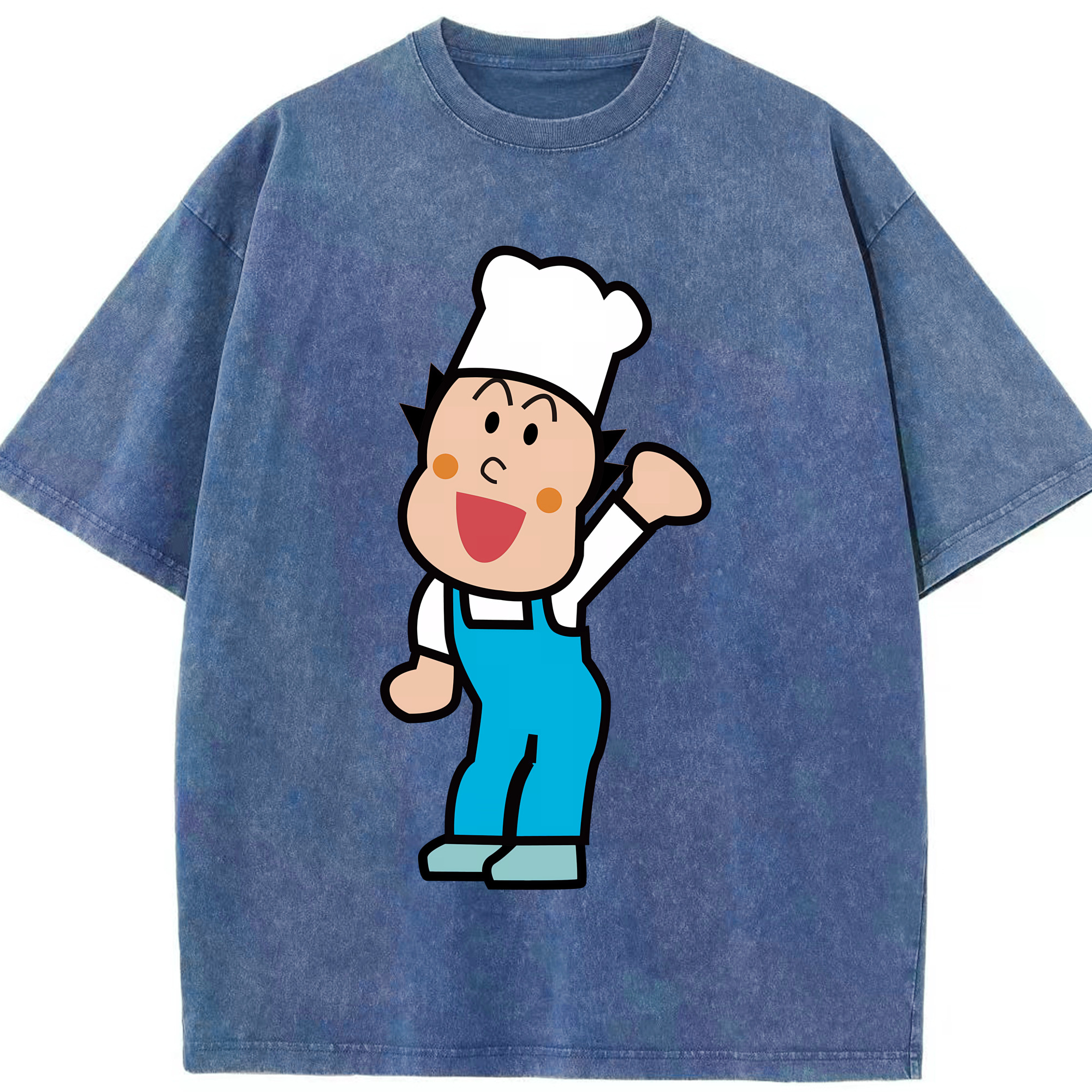 （画像用） アンパンマン Anpanman 綿100% ヴィンテージ風 半袖Tシャツ（フロントプリント）
