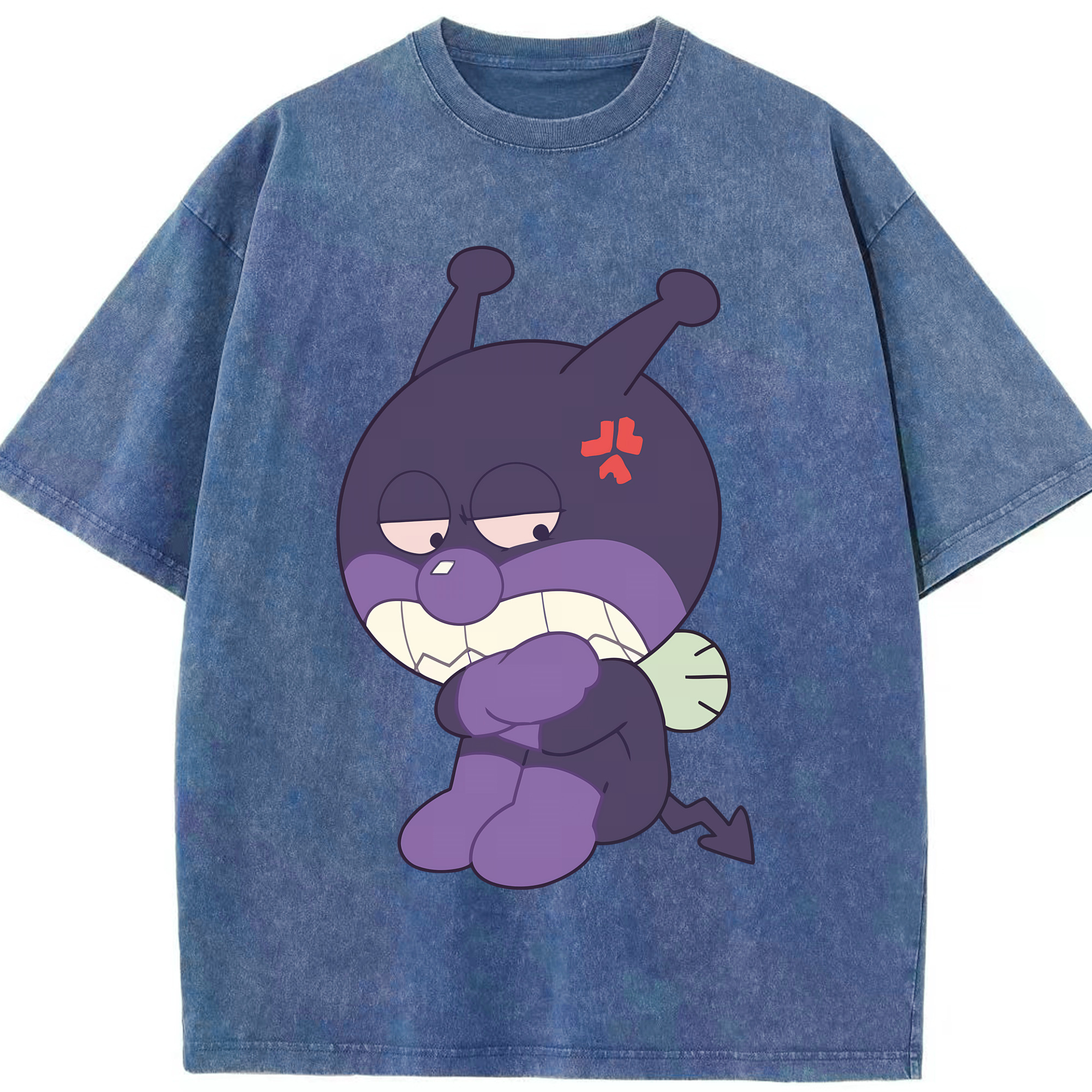 （画像用） アンパンマン Anpanman 綿100% ヴィンテージ風 半袖Tシャツ（フロントプリント）