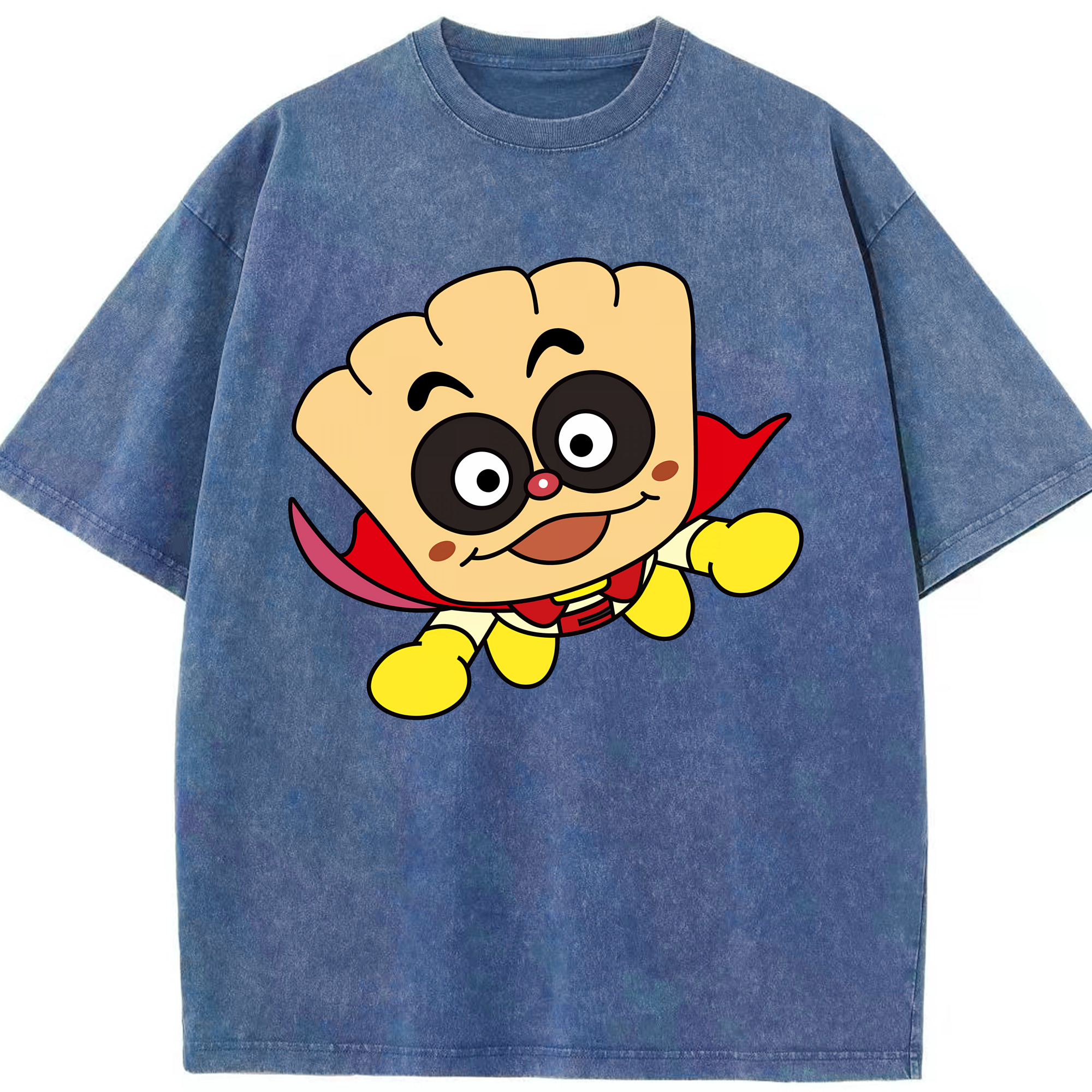 （画像用） アンパンマン Anpanman 綿100% ヴィンテージ風 半袖Tシャツ（フロントプリント）