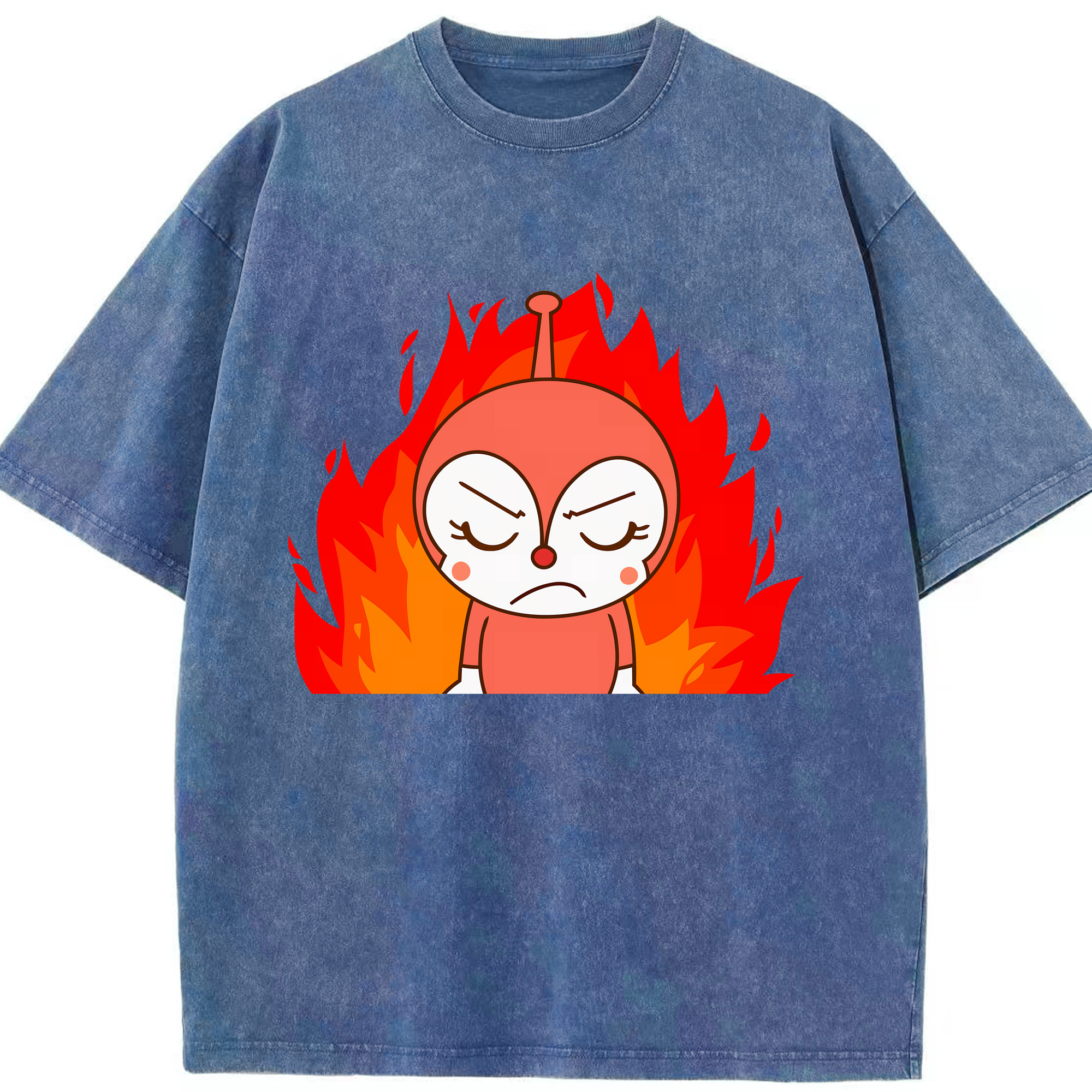 （画像用） アンパンマン Anpanman 綿100% ヴィンテージ風 半袖Tシャツ（フロントプリント）