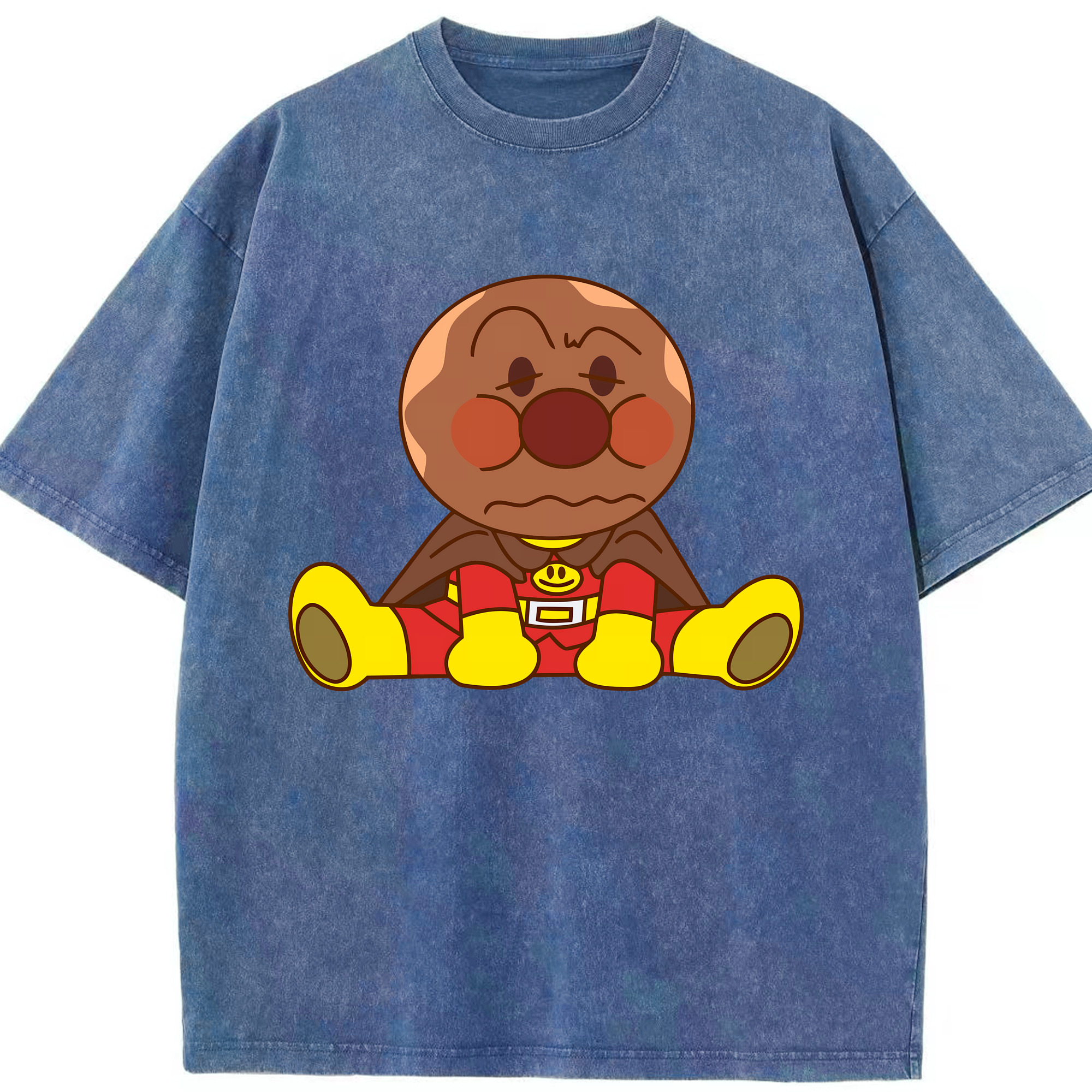 （画像用） アンパンマン Anpanman 綿100% ヴィンテージ風 半袖Tシャツ（フロントプリント）