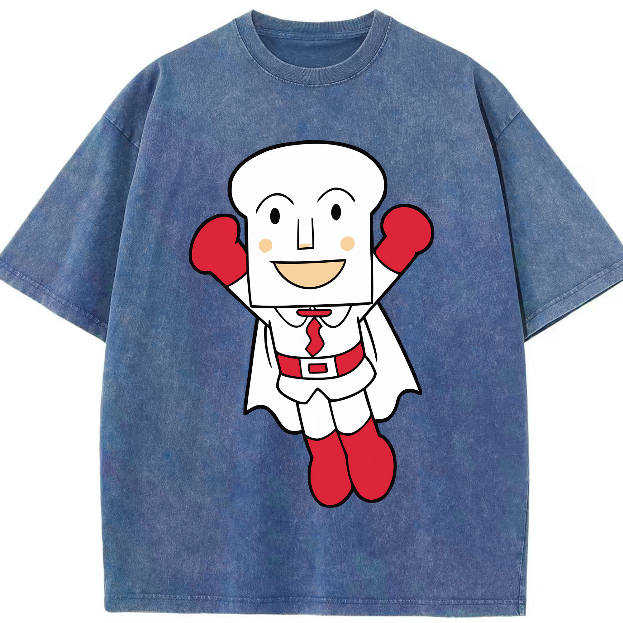 （画像用） アンパンマン Anpanman 綿100% ヴィンテージ風 半袖Tシャツ（フロントプリント）