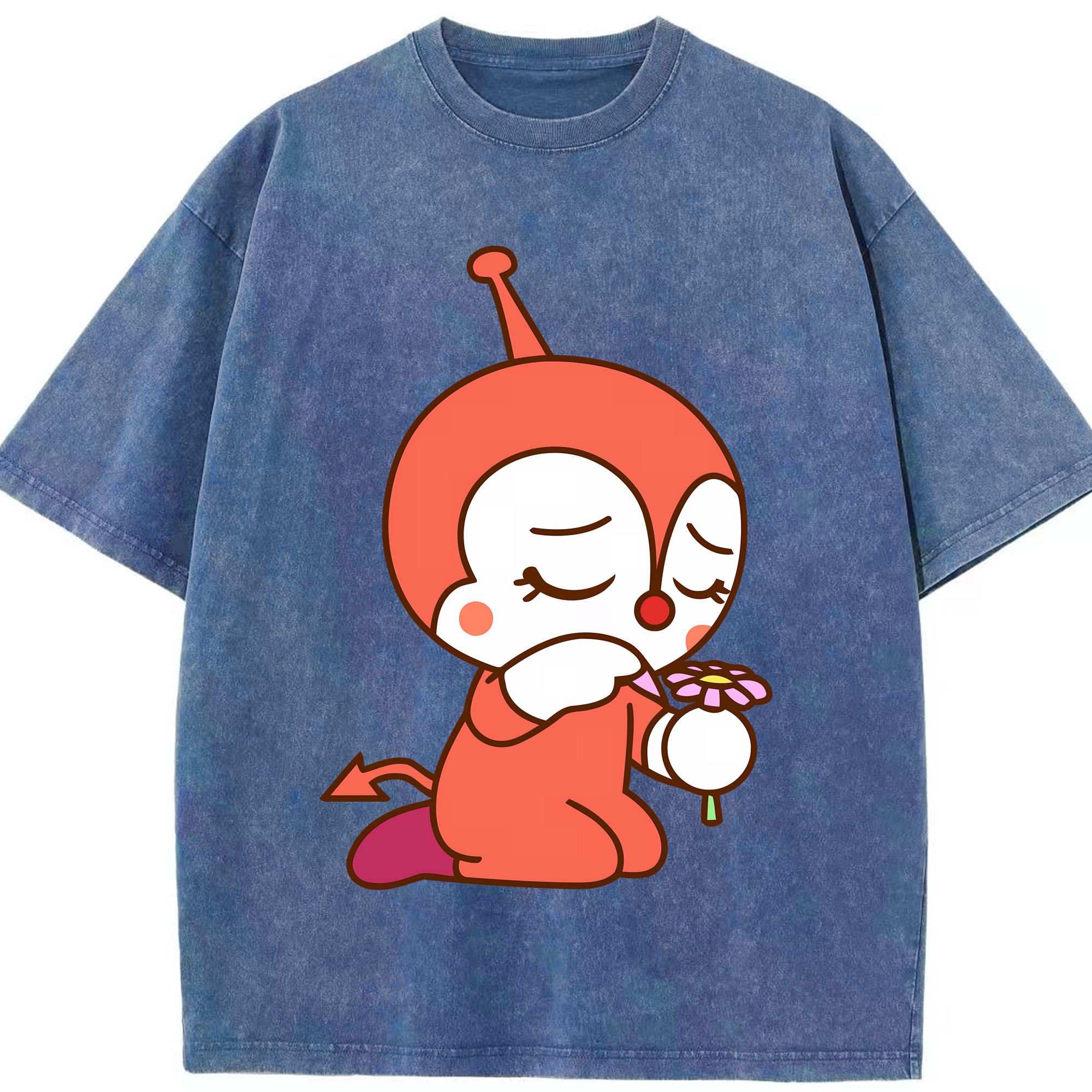 （画像用） アンパンマン Anpanman 綿100% ヴィンテージ風 半袖Tシャツ（フロントプリント）