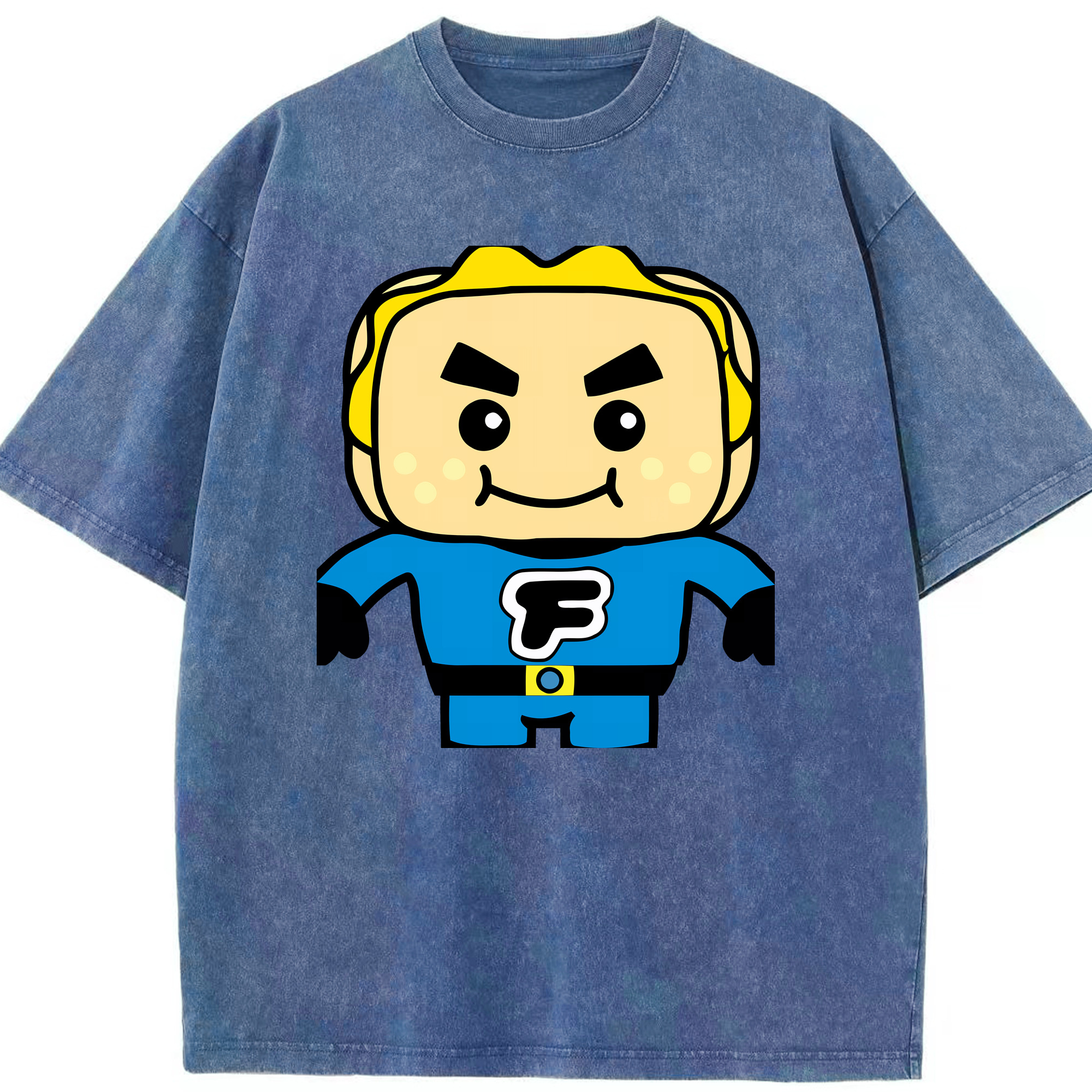 （画像用） アンパンマン Anpanman 綿100% ヴィンテージ風 半袖Tシャツ（フロントプリント）