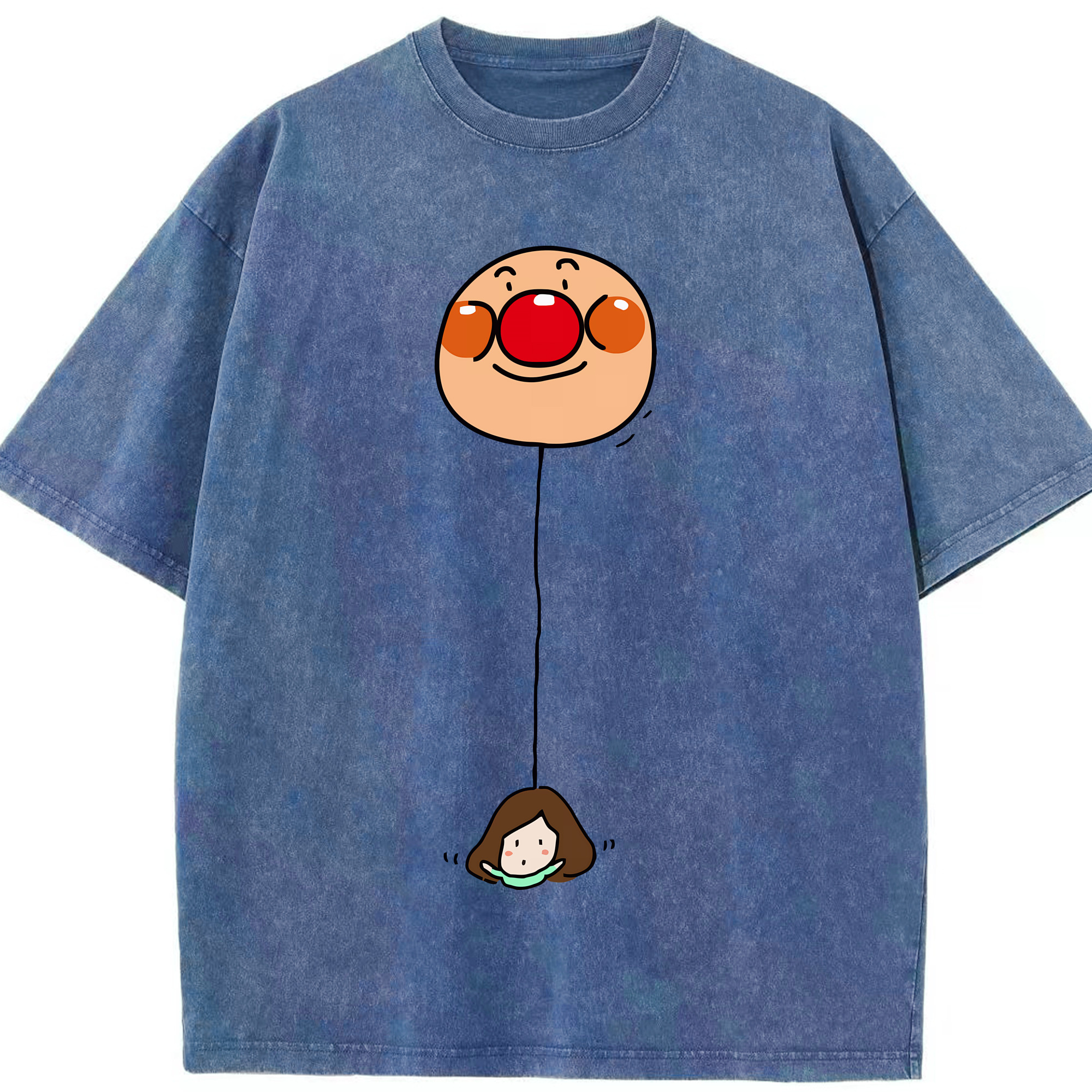 （画像用） アンパンマン Anpanman 綿100% ヴィンテージ風 半袖Tシャツ（フロントプリント）