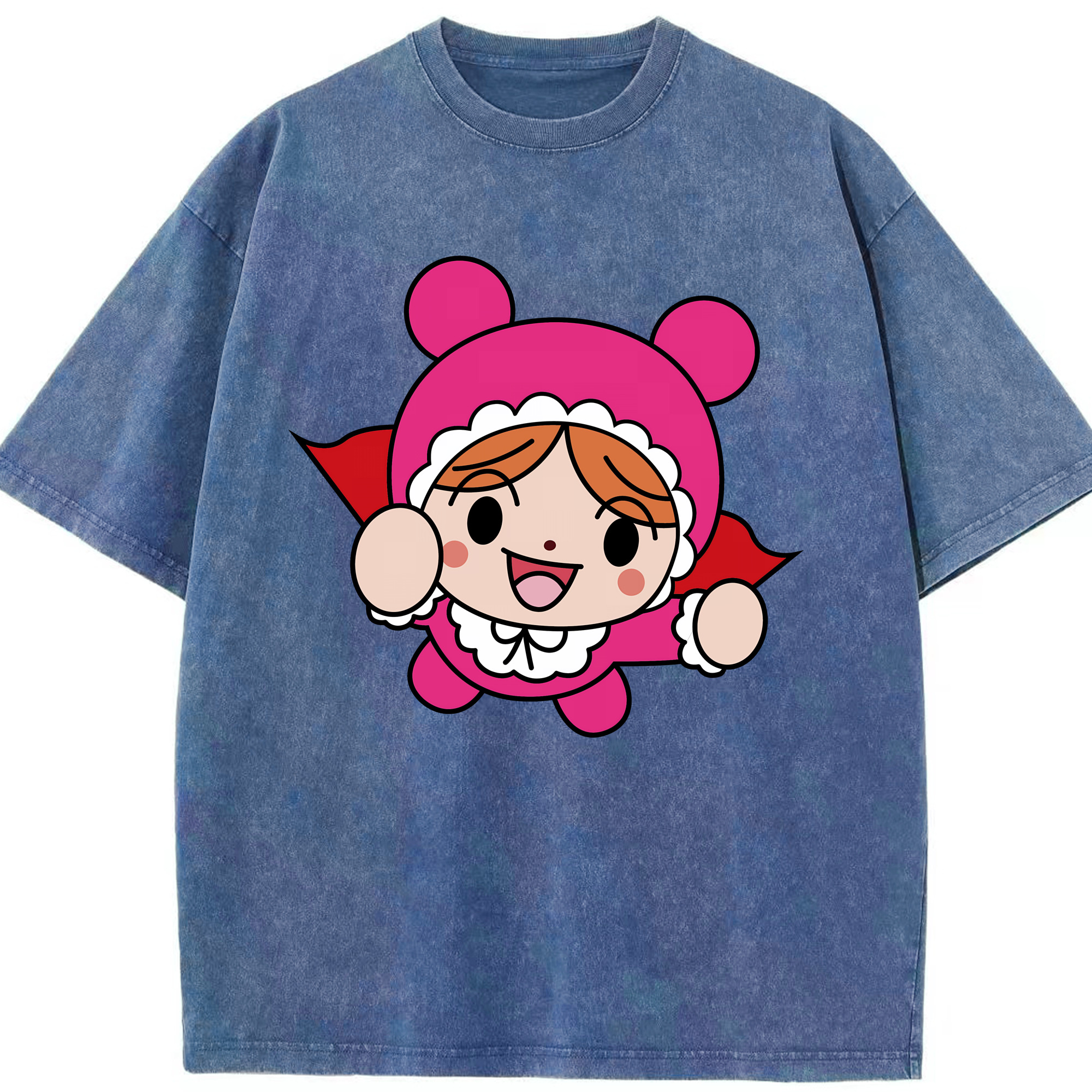 （画像用） アンパンマン Anpanman 綿100% ヴィンテージ風 半袖Tシャツ（フロントプリント）