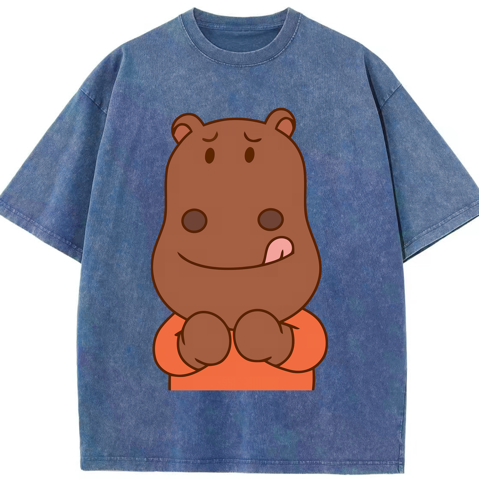 （画像用） アンパンマン Anpanman 綿100% ヴィンテージ風 半袖Tシャツ（フロントプリント）