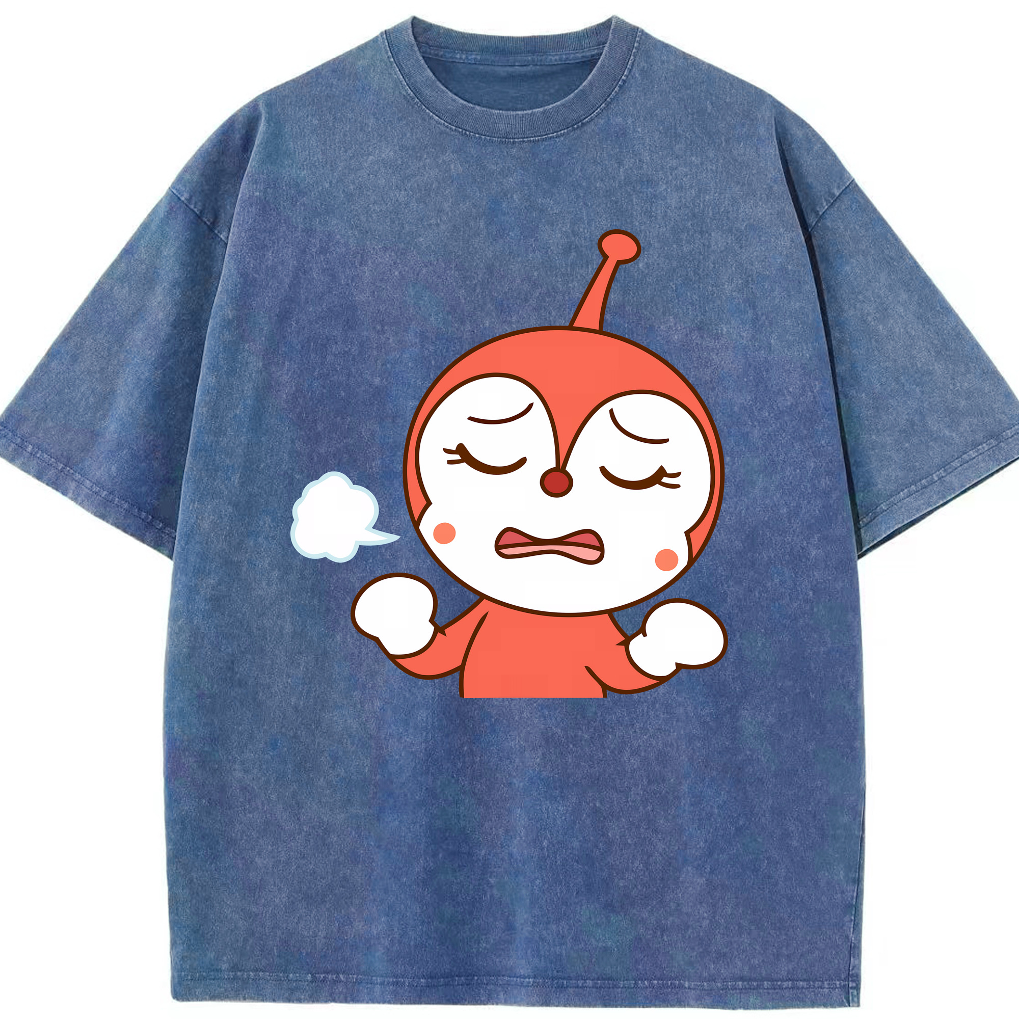 （画像用） アンパンマン Anpanman 綿100% ヴィンテージ風 半袖Tシャツ（フロントプリント）