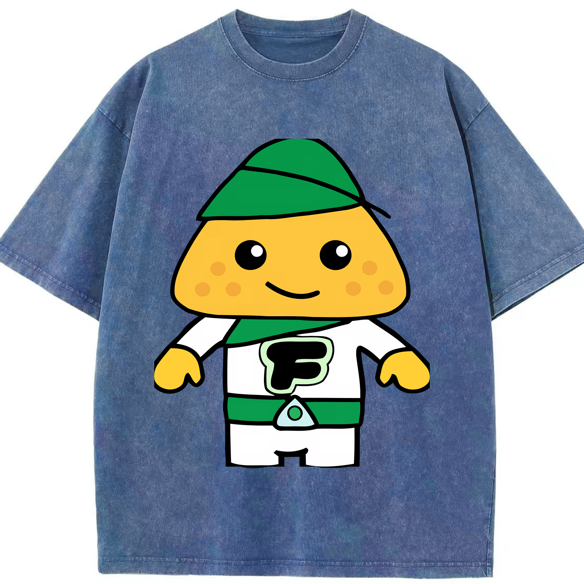 （画像用） アンパンマン Anpanman 綿100% ヴィンテージ風 半袖Tシャツ（フロントプリント）