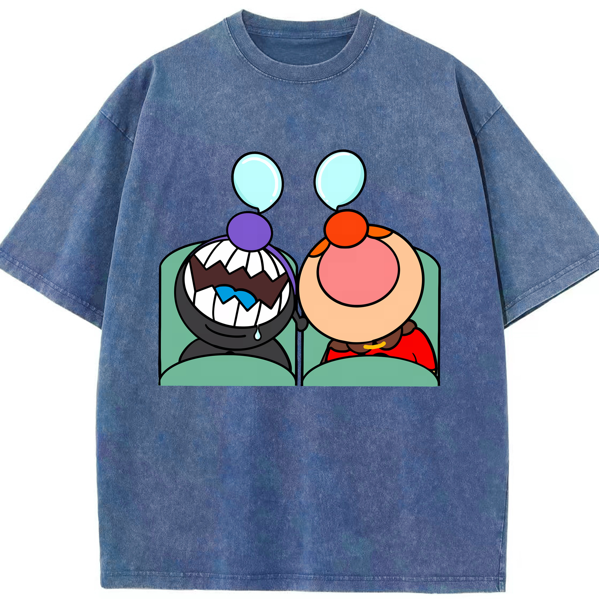 （画像用） アンパンマン Anpanman 綿100% ヴィンテージ風 半袖Tシャツ（フロントプリント）