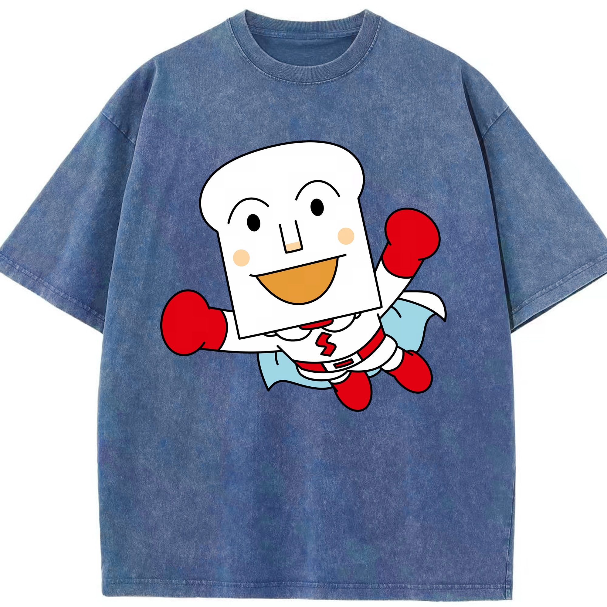 （画像用） アンパンマン Anpanman 綿100% ヴィンテージ風 半袖Tシャツ（フロントプリント）