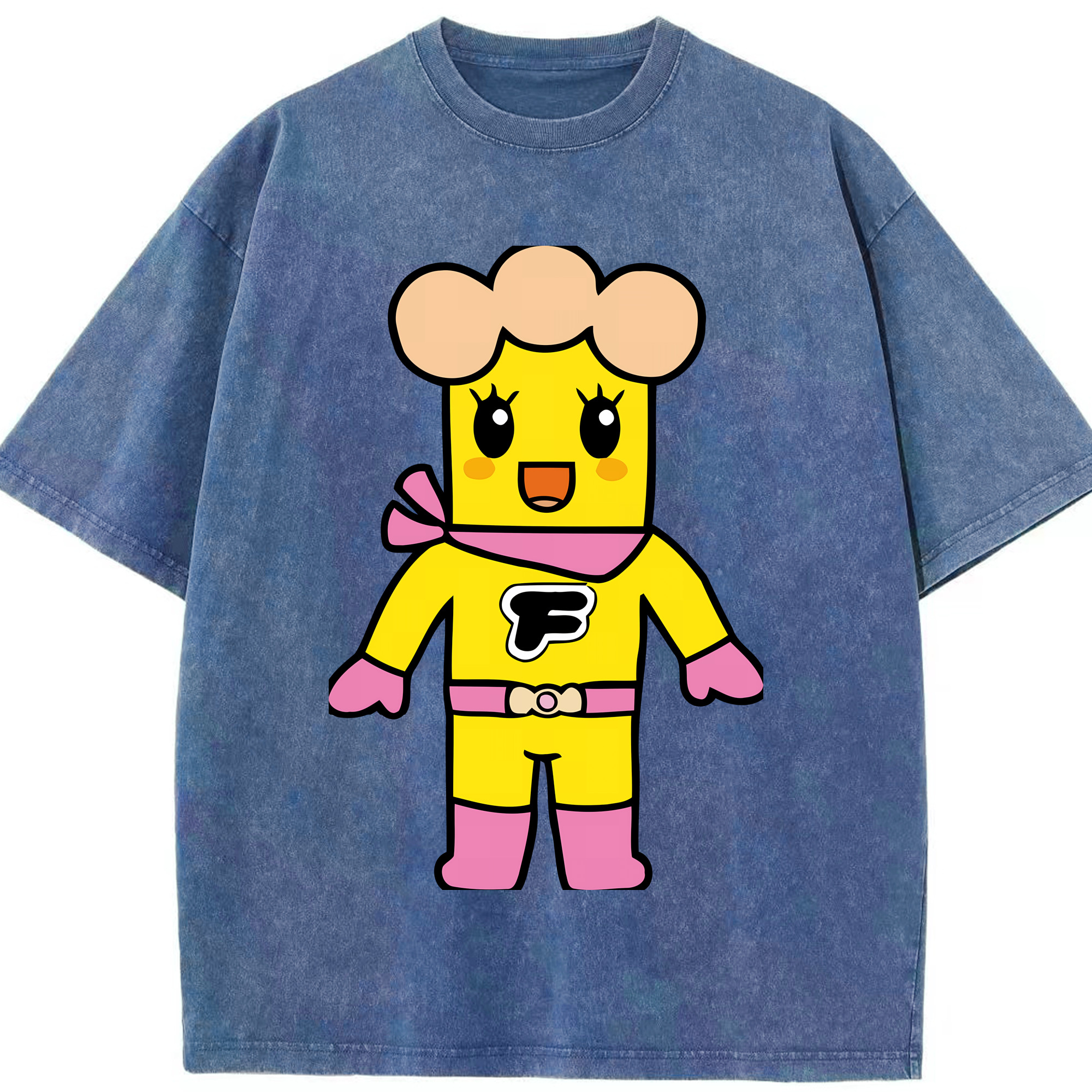 （画像用） アンパンマン Anpanman 綿100% ヴィンテージ風 半袖Tシャツ（フロントプリント）
