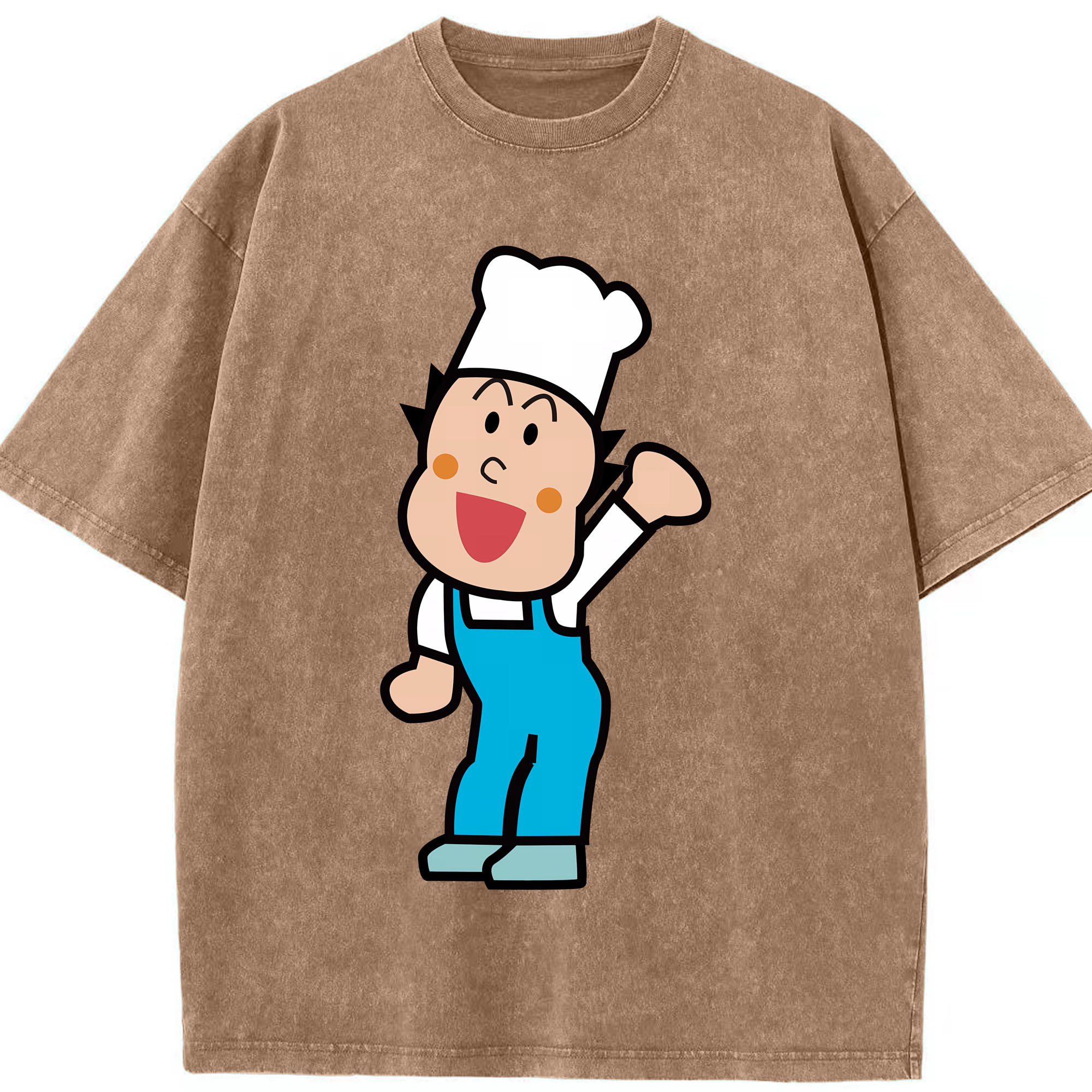（画像用） アンパンマン Anpanman 綿100% ヴィンテージ風 半袖Tシャツ（フロントプリント）
