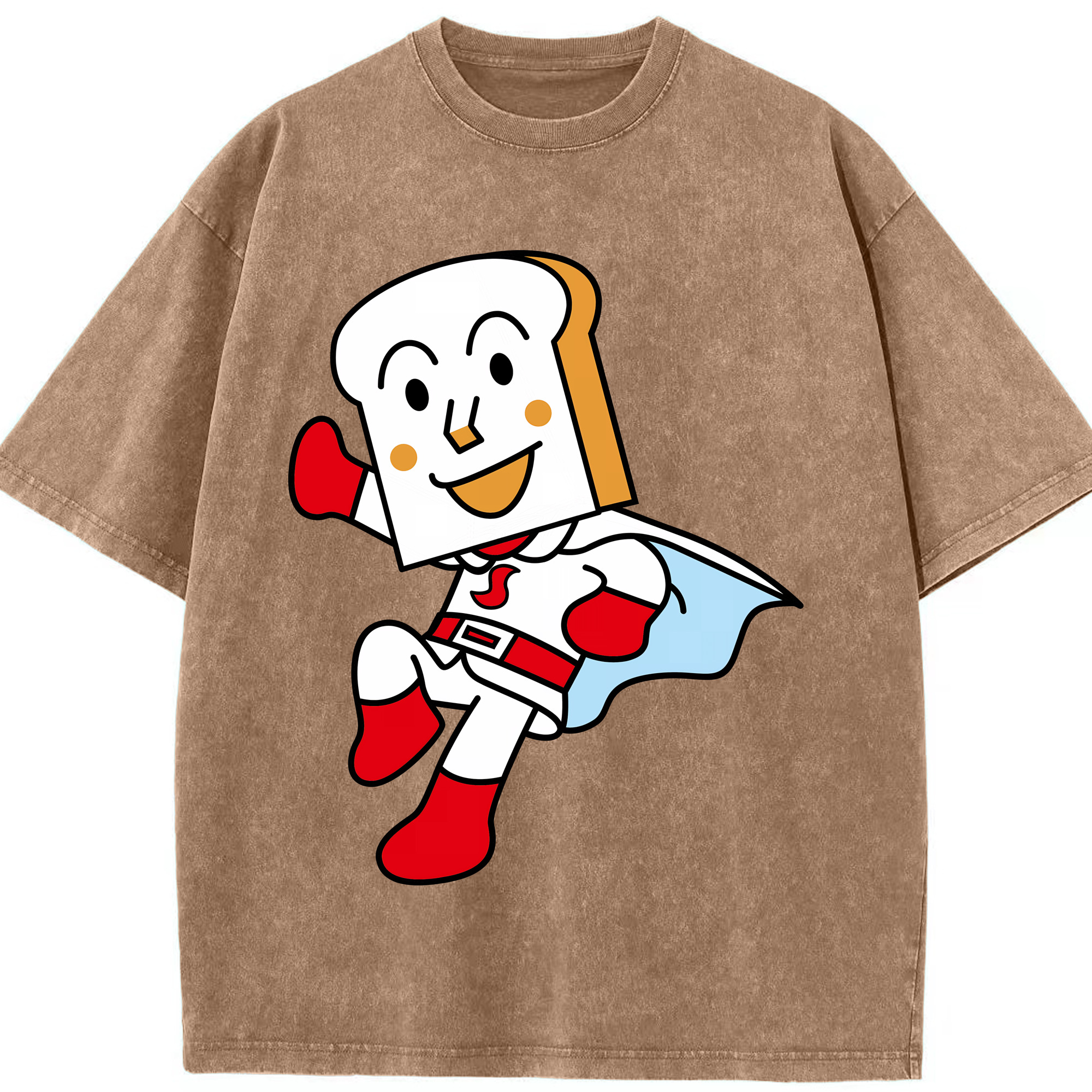 （画像用） アンパンマン Anpanman 綿100% ヴィンテージ風 半袖Tシャツ（フロントプリント）
