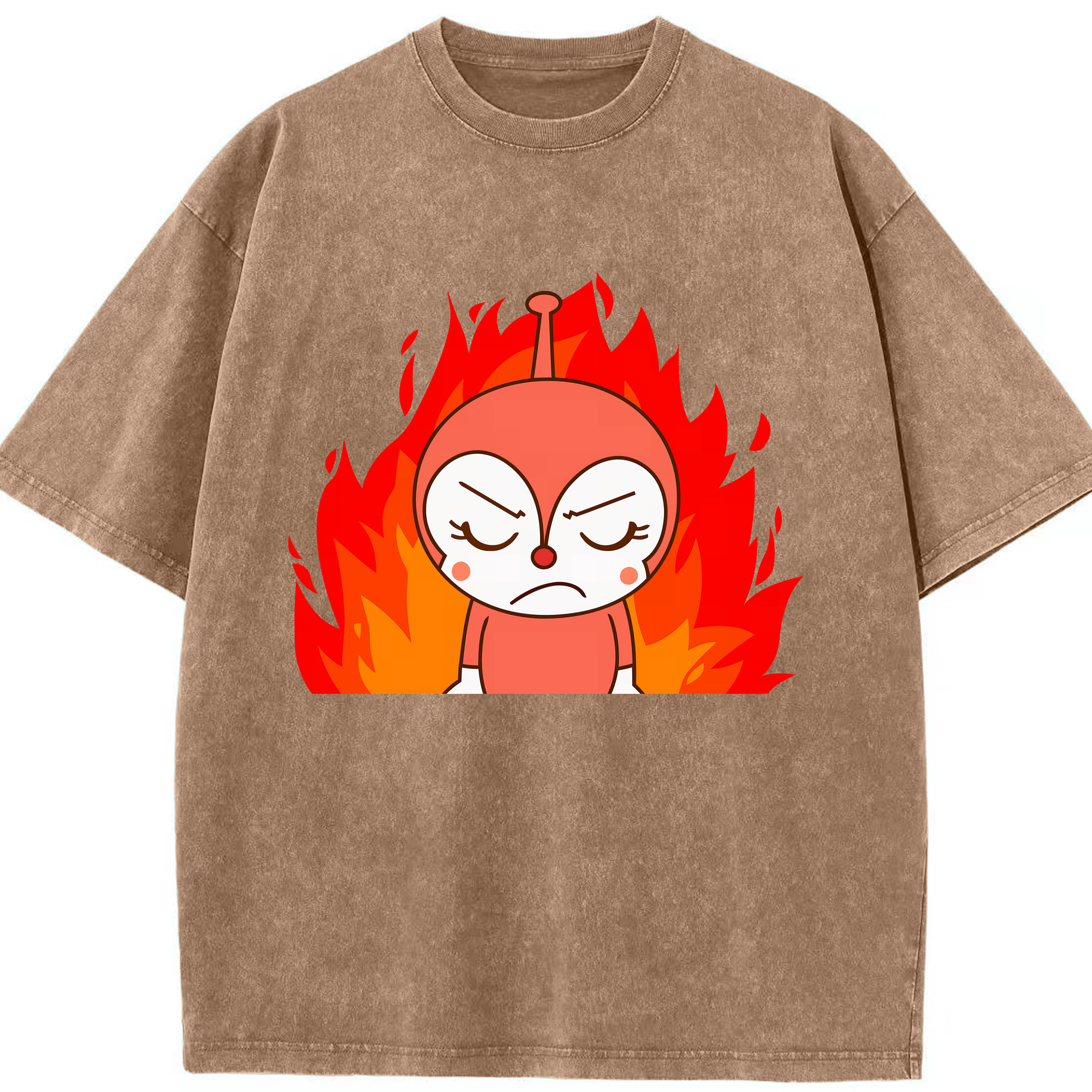 （画像用） アンパンマン Anpanman 綿100% ヴィンテージ風 半袖Tシャツ（フロントプリント）
