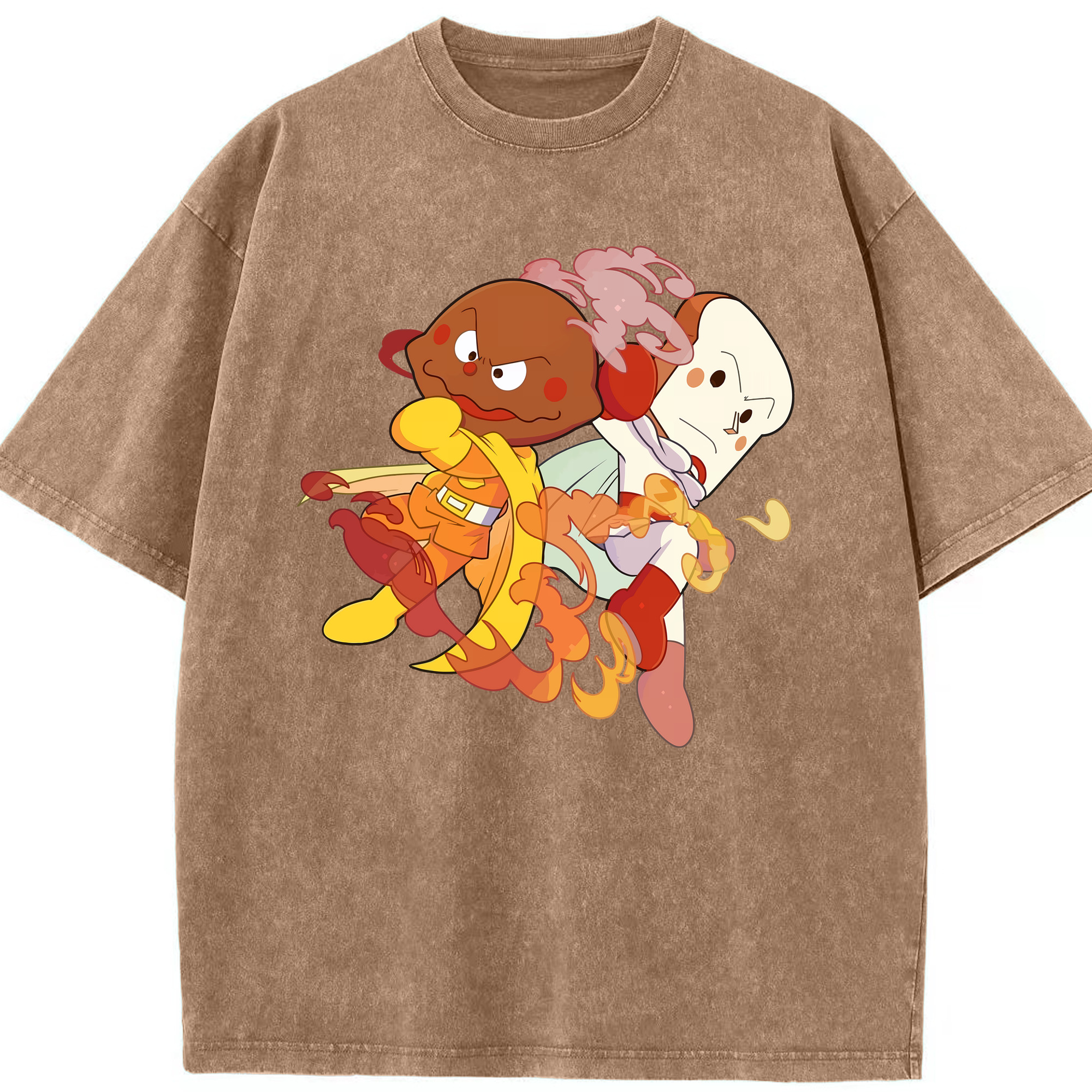 （画像用） アンパンマン Anpanman 綿100% ヴィンテージ風 半袖Tシャツ（フロントプリント）