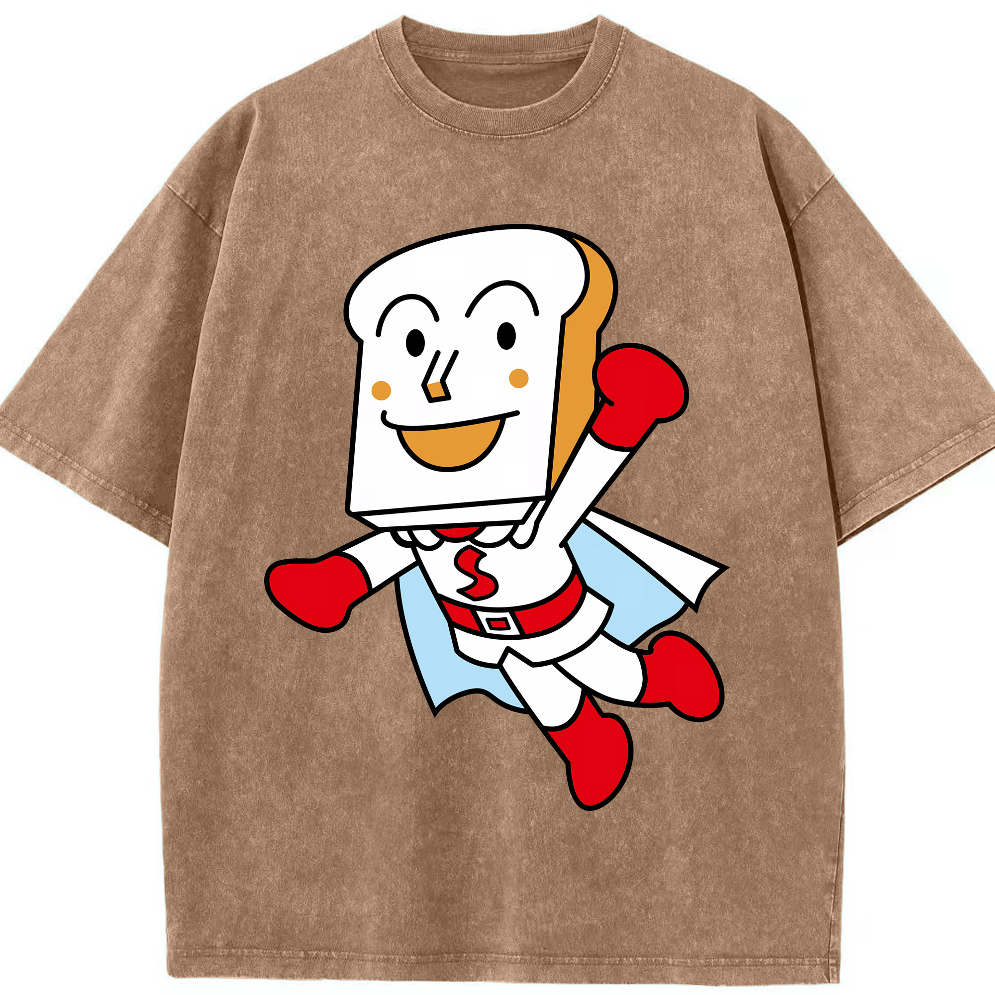 （画像用） アンパンマン Anpanman 綿100% ヴィンテージ風 半袖Tシャツ（フロントプリント）