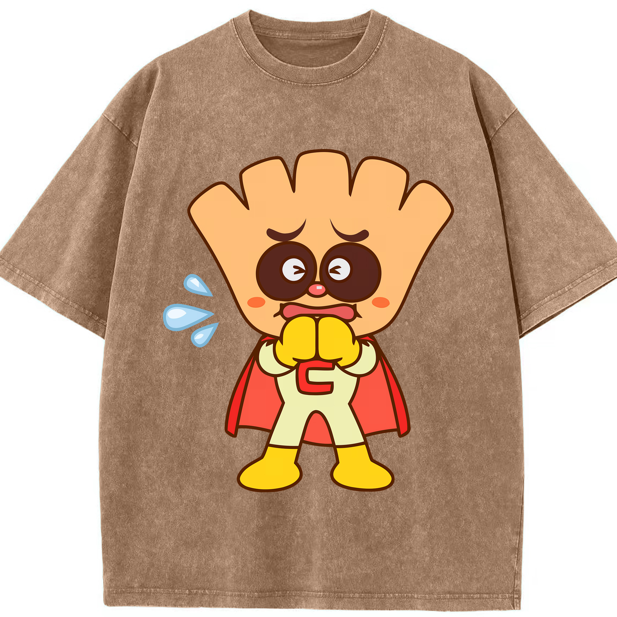 （画像用） アンパンマン Anpanman 綿100% ヴィンテージ風 半袖Tシャツ（フロントプリント）
