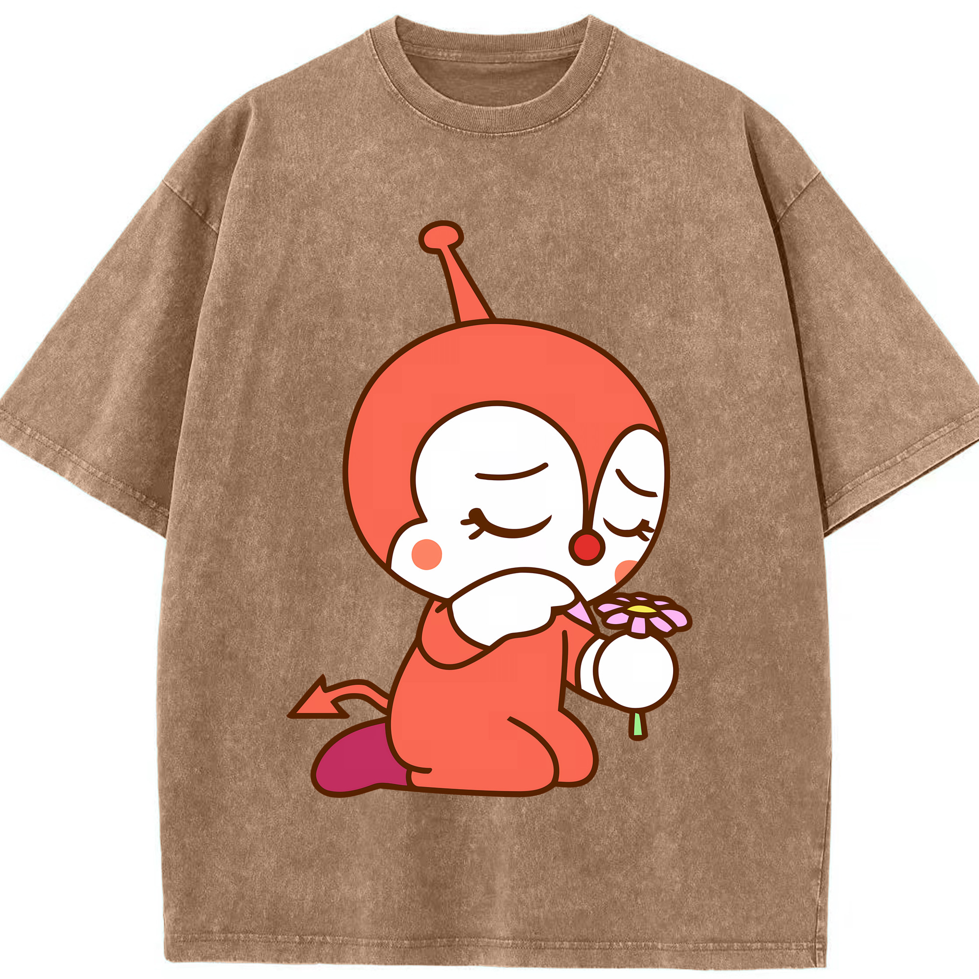（画像用） アンパンマン Anpanman 綿100% ヴィンテージ風 半袖Tシャツ（フロントプリント）