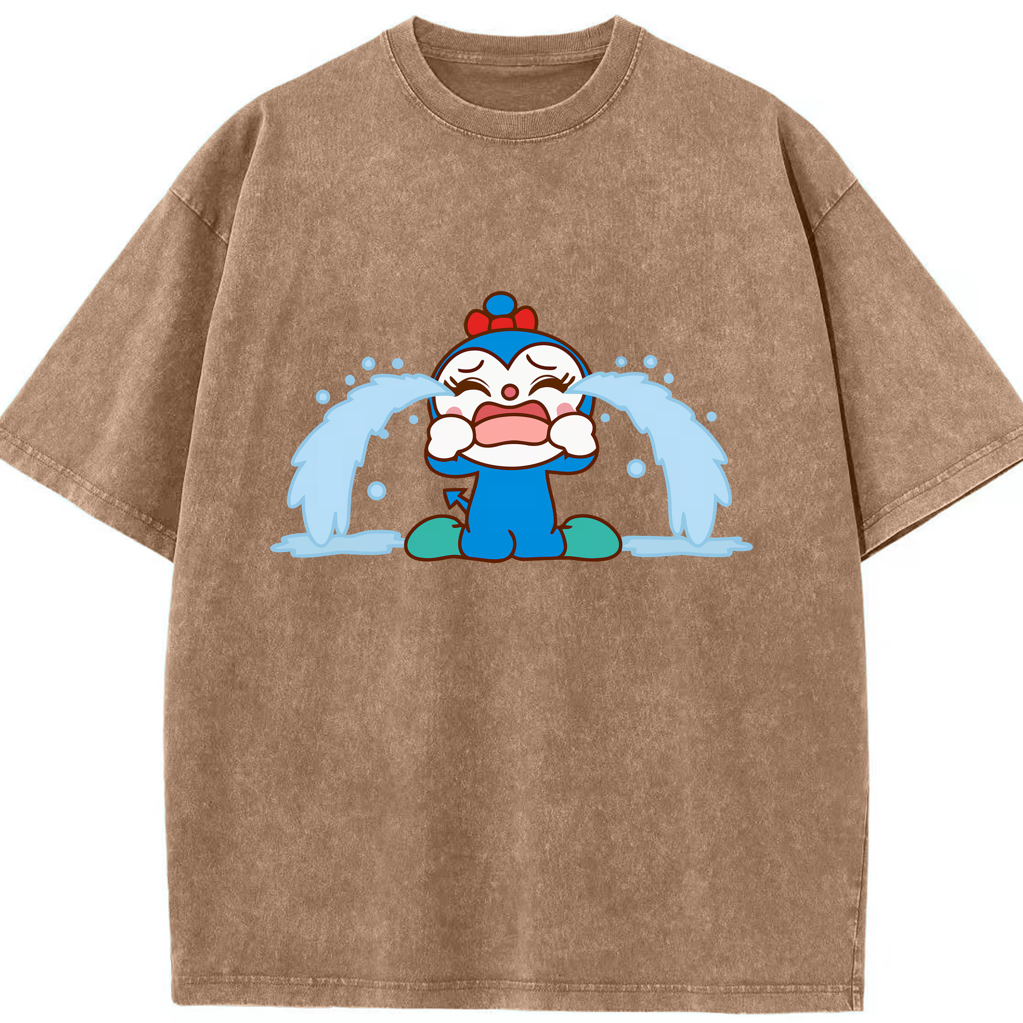 （画像用） アンパンマン Anpanman 綿100% ヴィンテージ風 半袖Tシャツ（フロントプリント）